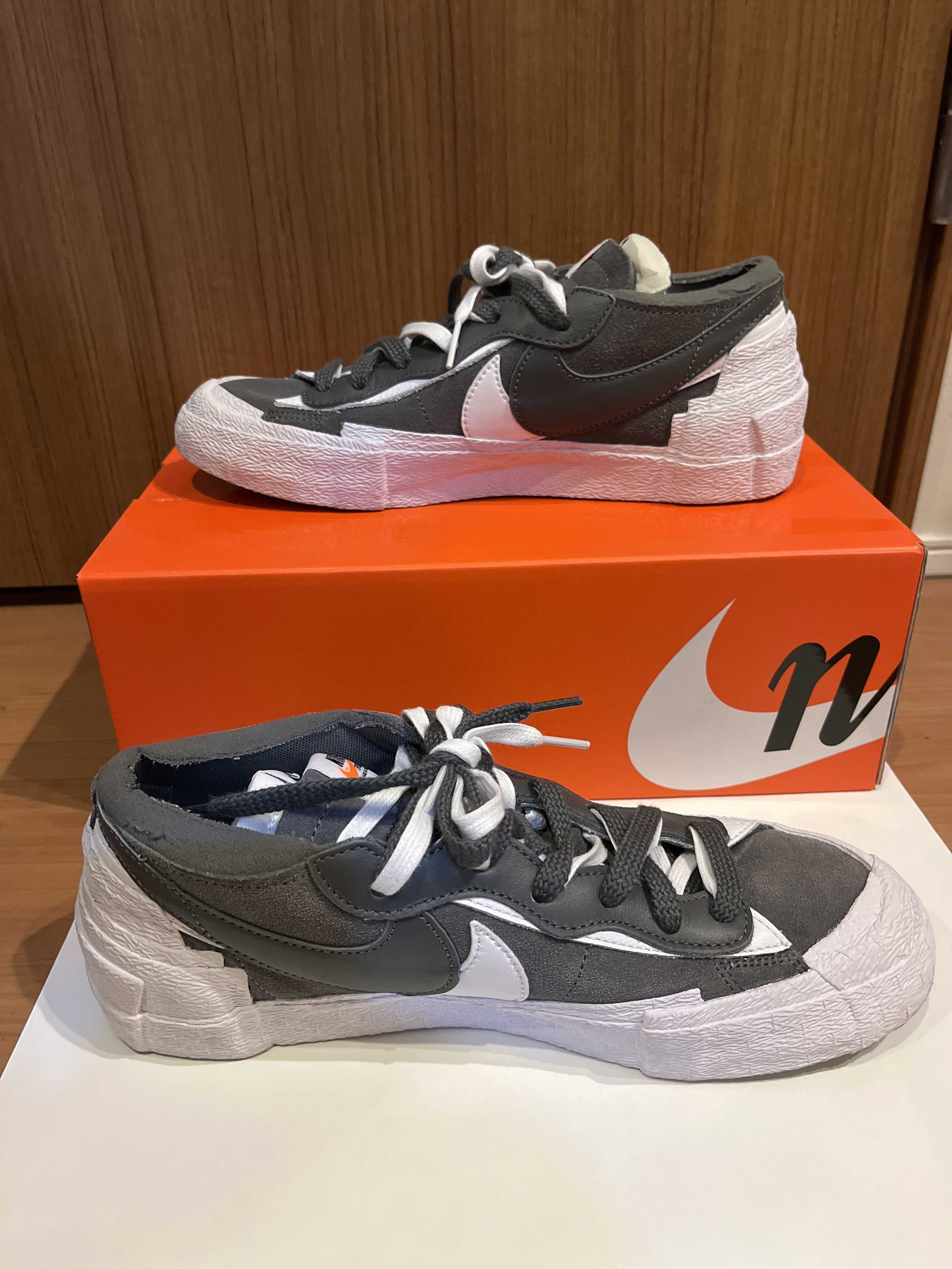 Sacai × Nike Blazer Low "Iron Grey"