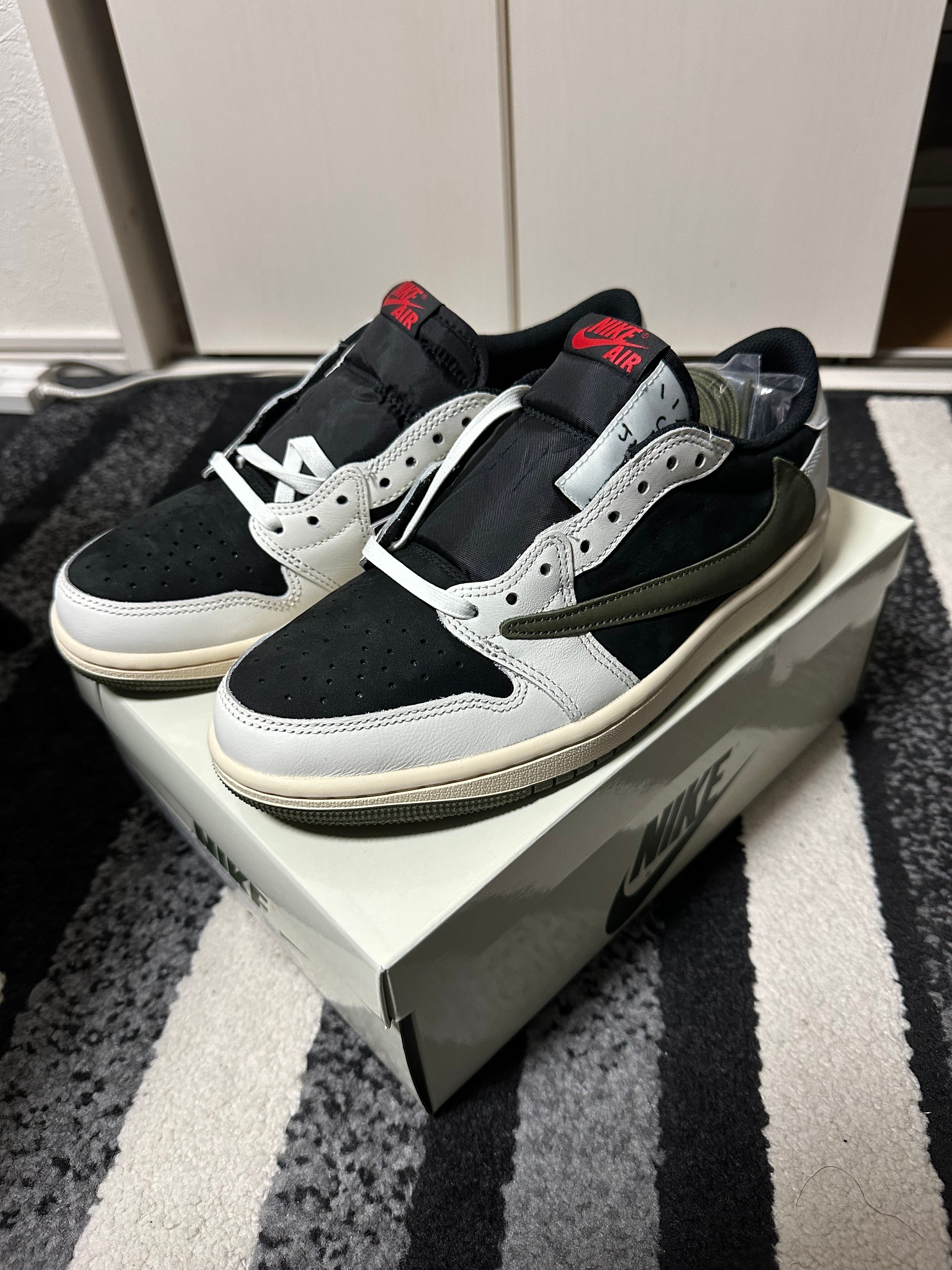 Travis Scott × Nike Women's Air Jordan 1 Low OG "Medium Olive"