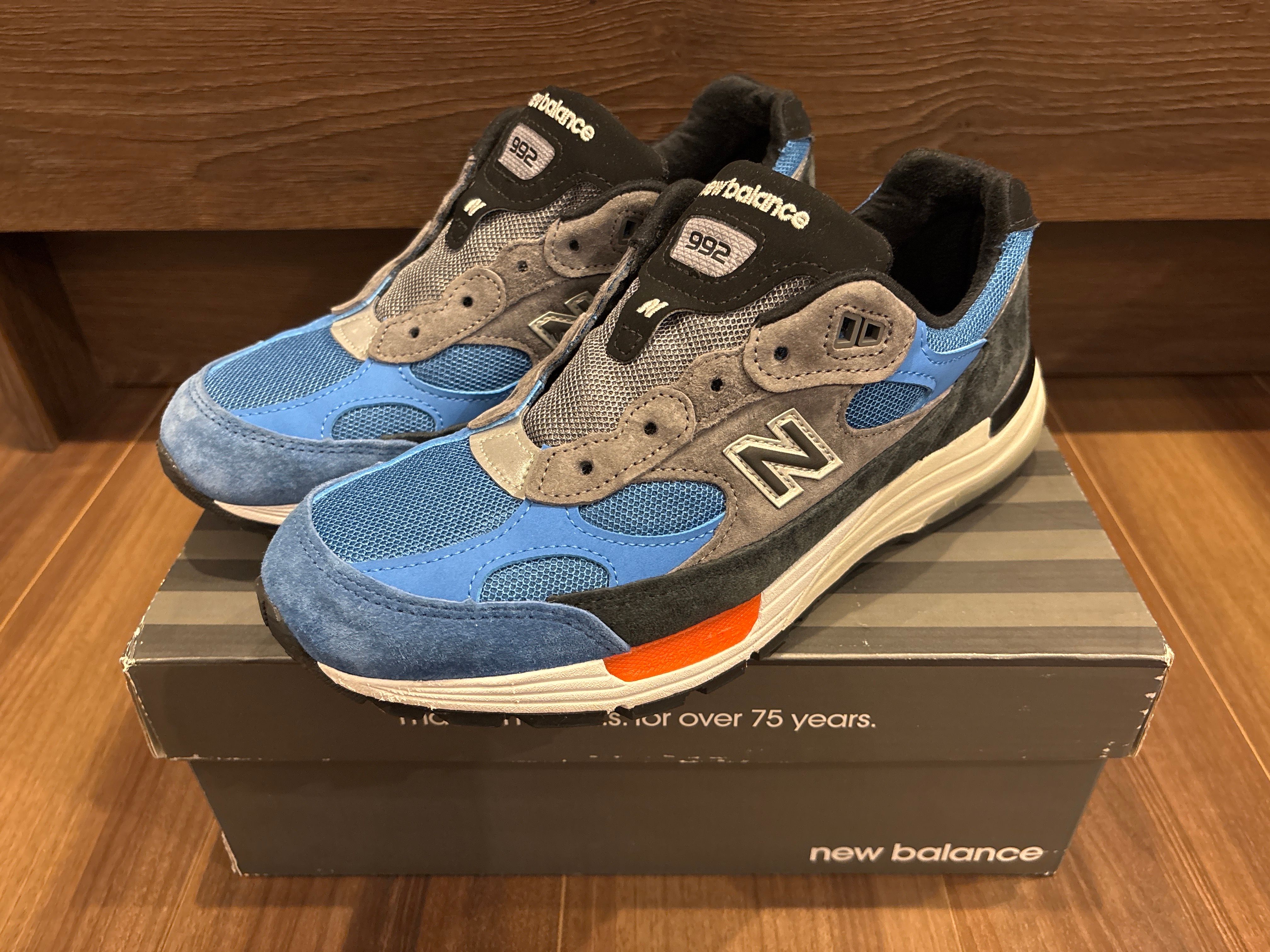 New Balance 992 "Heritage Grey/Sporty Blue"