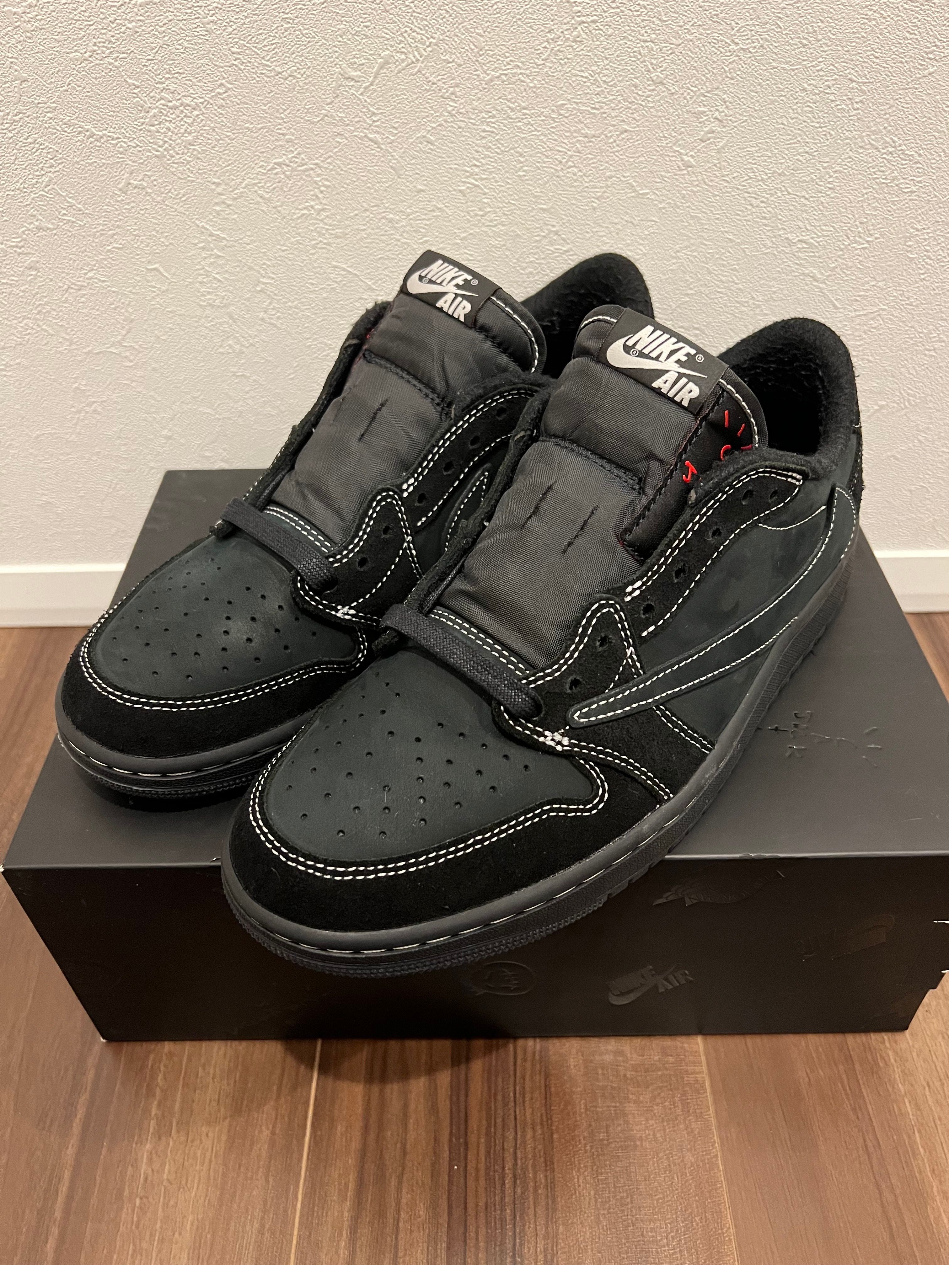 Travis Scott × Nike Air Jordan 1 Low OG SP "Black Phantom"