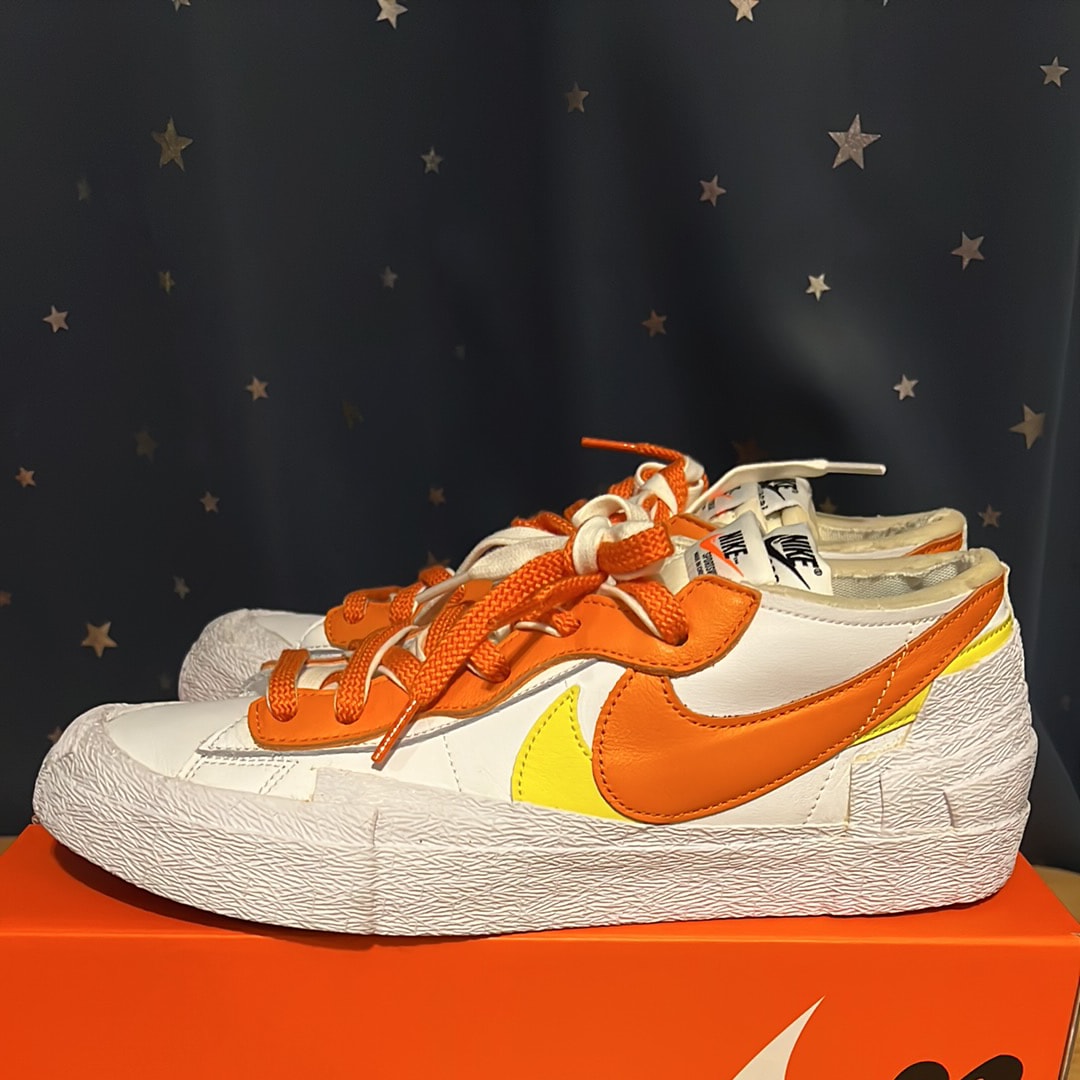 SACAI × NIKE BLAZER LOW "MAGMA ORANGE"