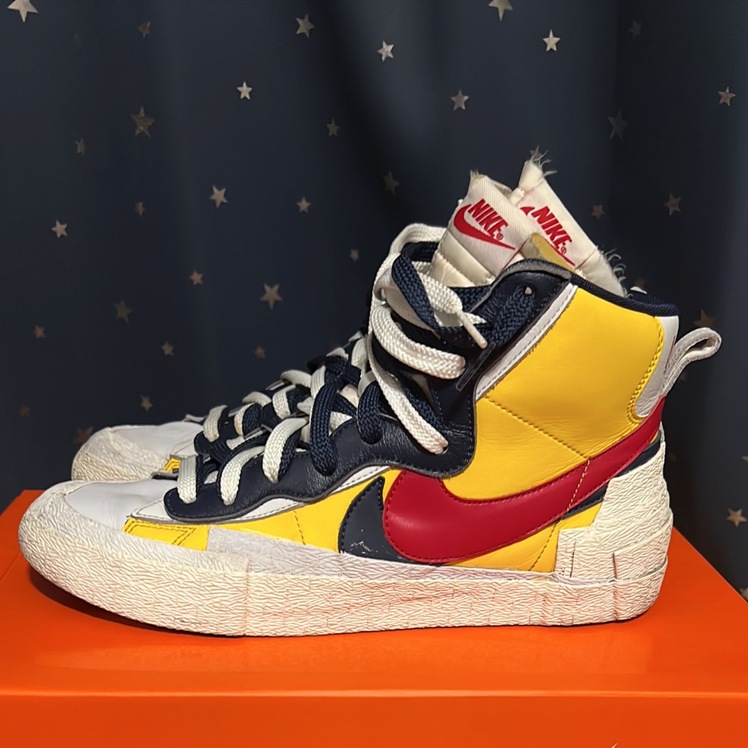 sacai × Nike Blazer Mid "Varsity Maize/Varsity Red"