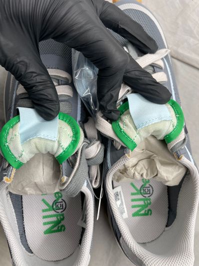 CLOT × Sacai × Nike LD Waffle "Grey Obsidian/Cool Grey"