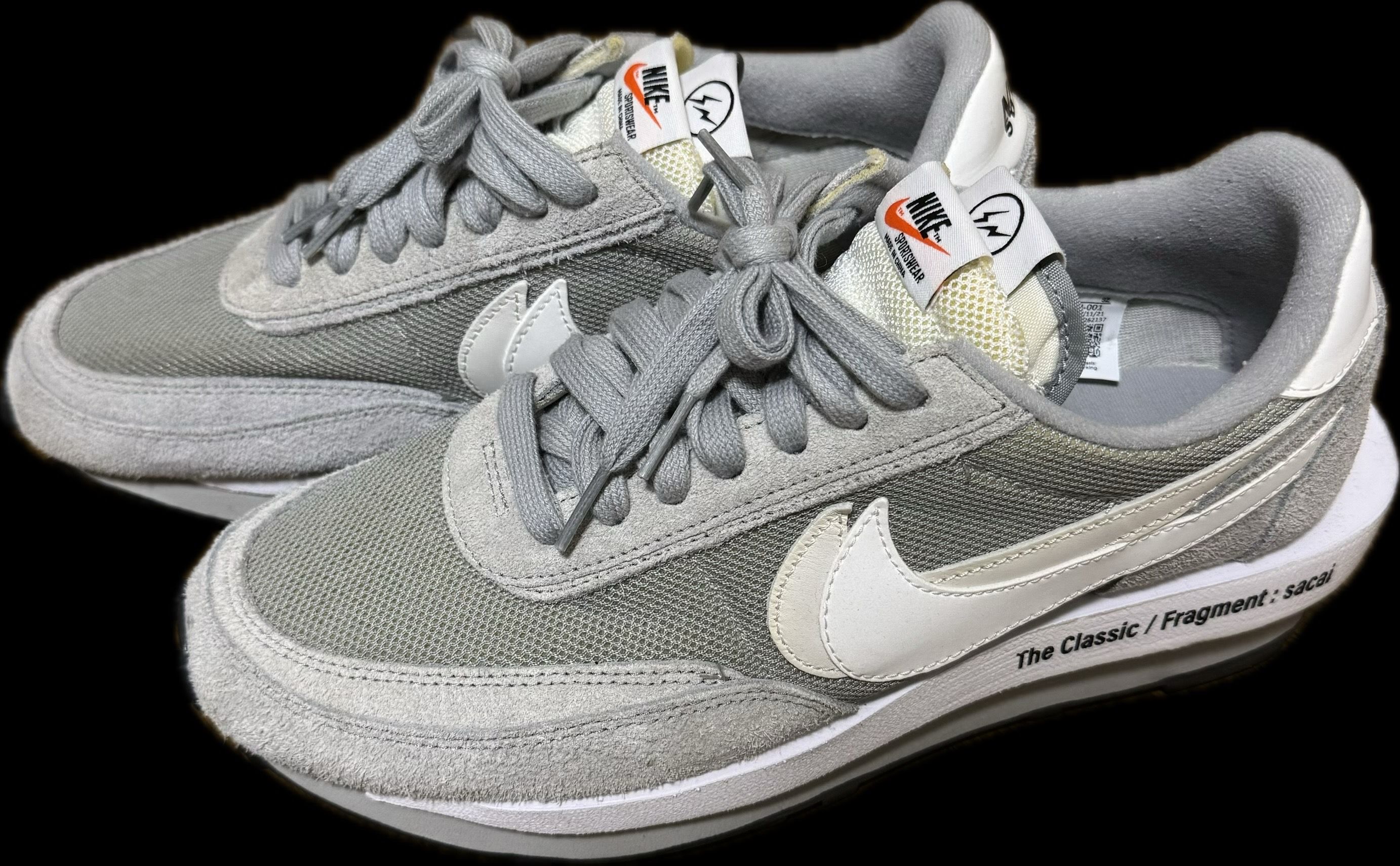 Fragment × sacai × Nike LD Waffle "Light Smoke Grey"