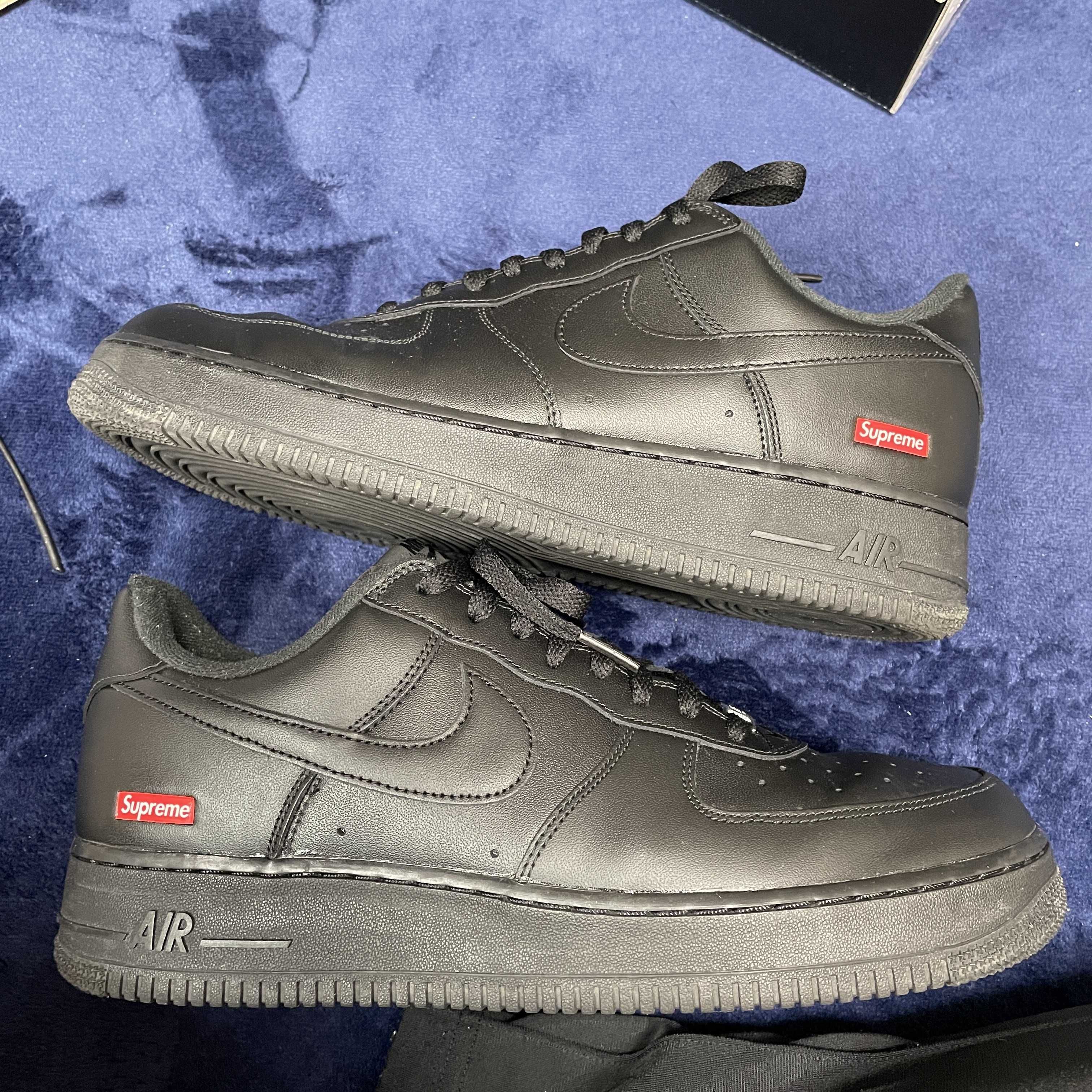 Supreme × Nike Air Force 1 Low "Black"