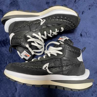 Jean-Paul Gaultier × sacai × Nike Vapor Waffle "Black/Black-White"