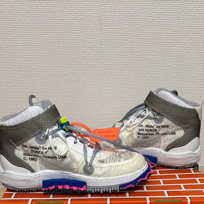 Off-White × Nike Air Force 1 Mid "White"