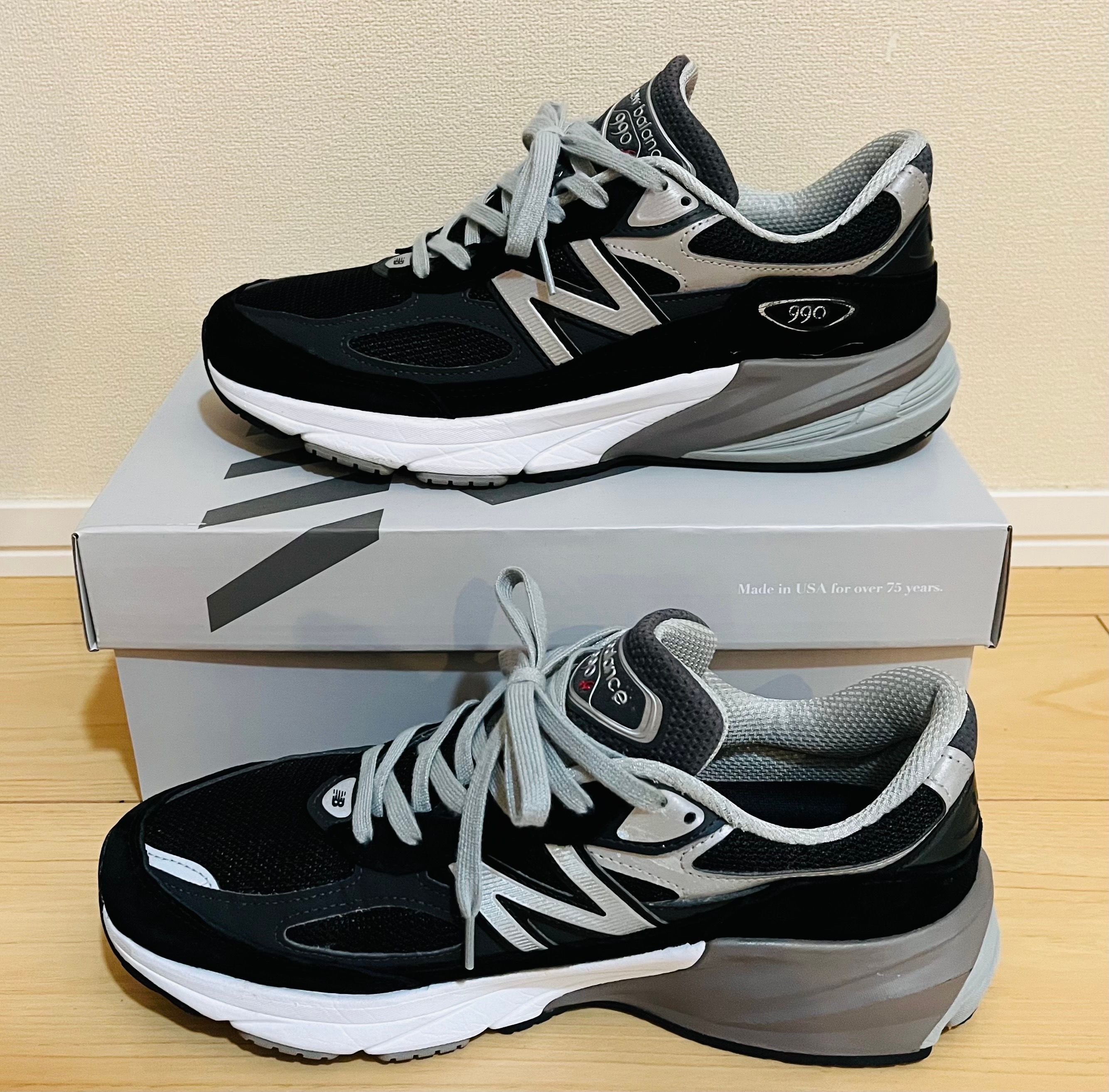 New Balance 990V6 "Black" (Heel NB Logo)