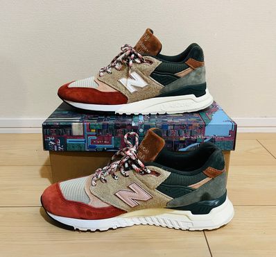 KITH Ronnie Fieg and the Frank Lloyd Wright Foundation × New Balance 998 "Beige/Chutney"
