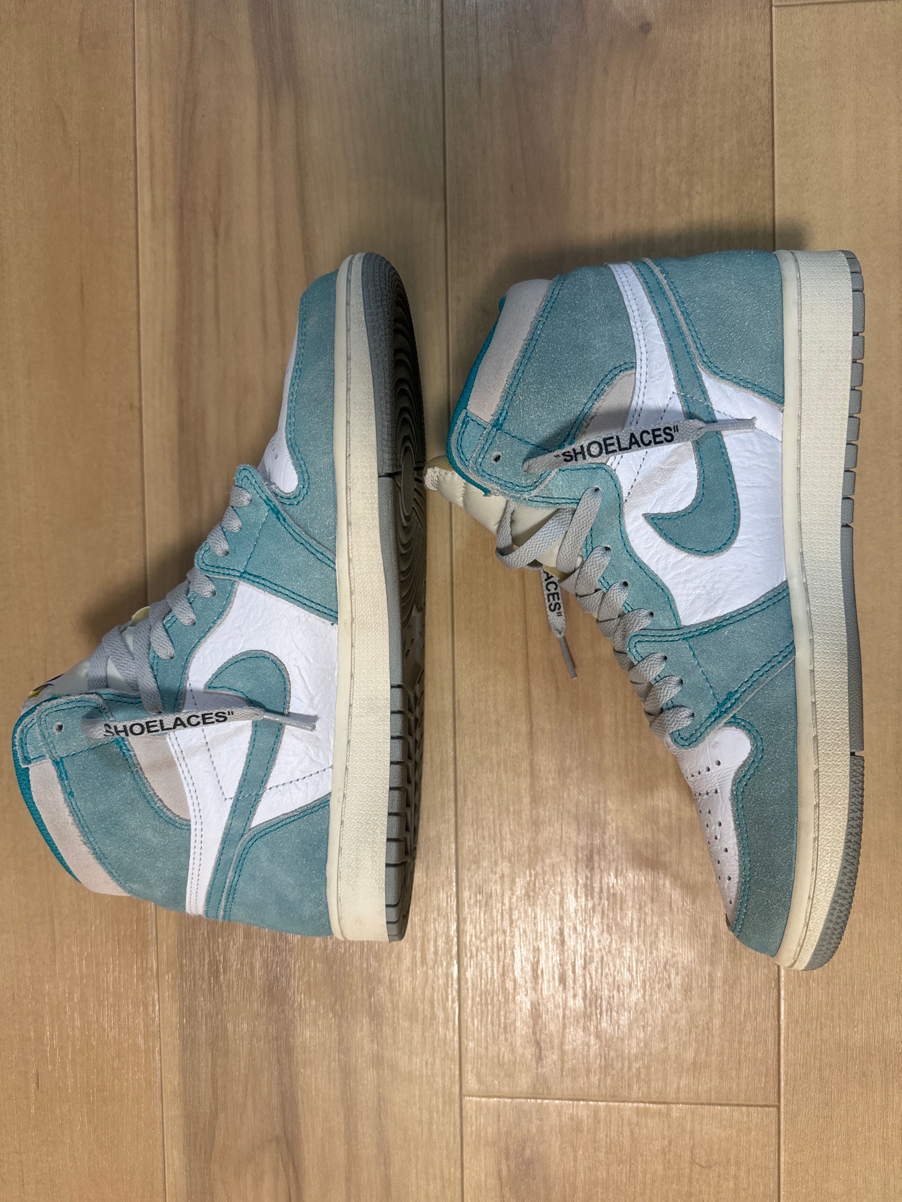 NIKE AIR JORDAN 1 TURBO GREEN　25cm 中古完品 Nike Air Jordan 1 High Turbo Green ナイキ エアジョーダン1