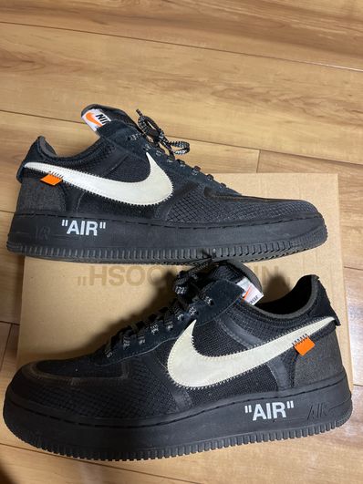 Off-White × Nike Air Force 1 Low "Black"