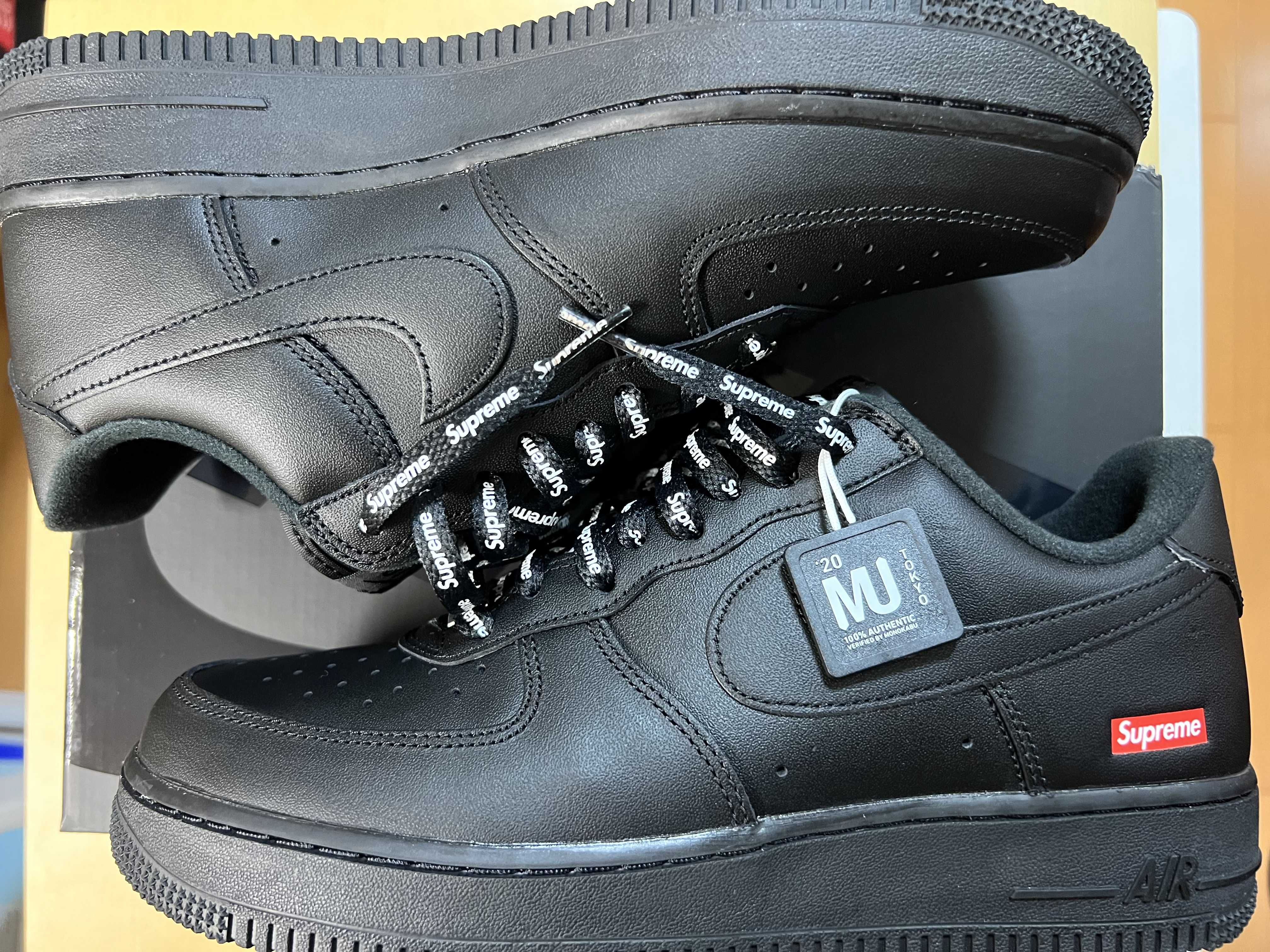 Supreme × Nike Air Force 1 Low "Black"
