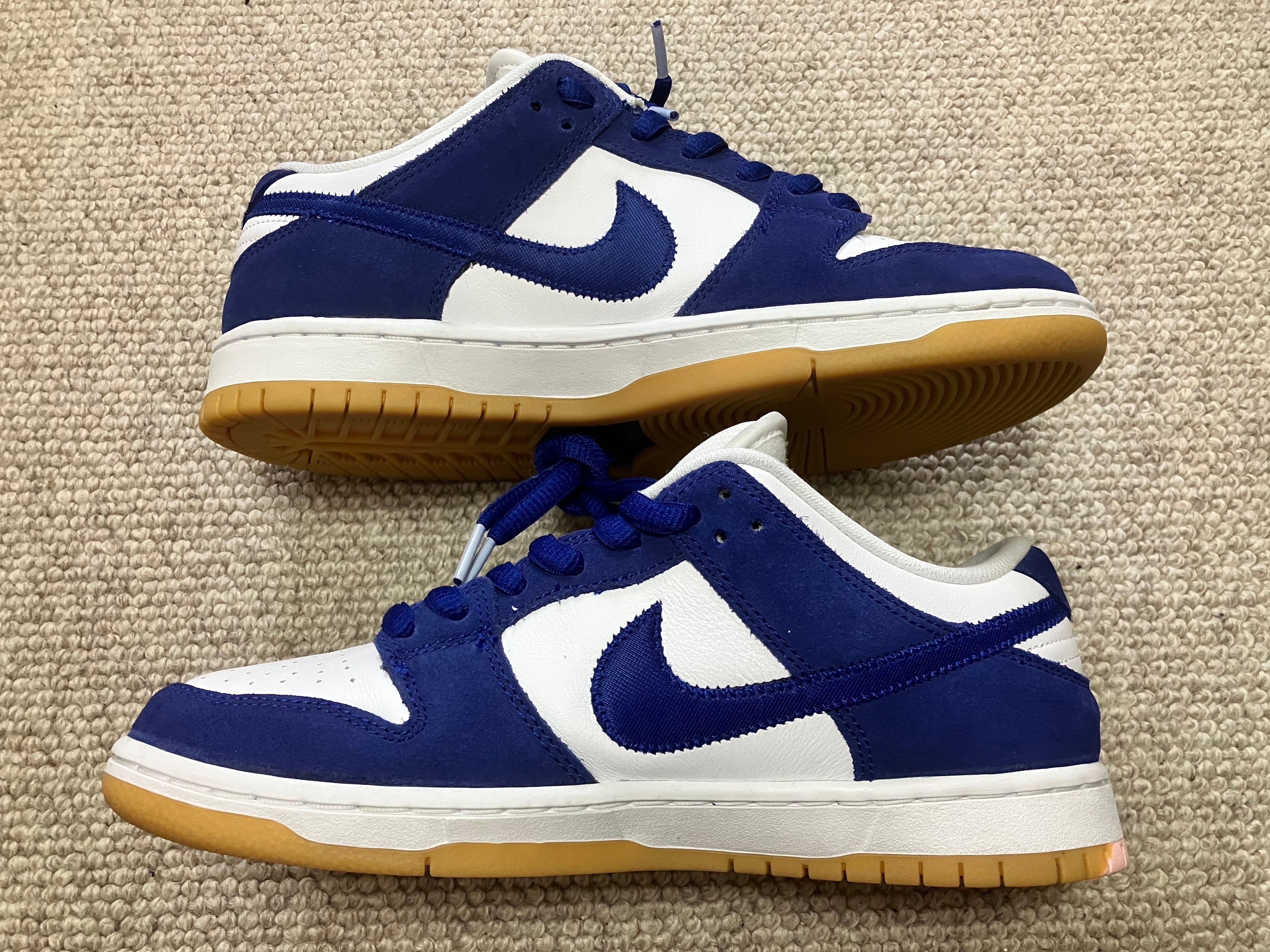 Nike SB Dunk Low "Los Angeles Dodgers/Deep Royal Blue"