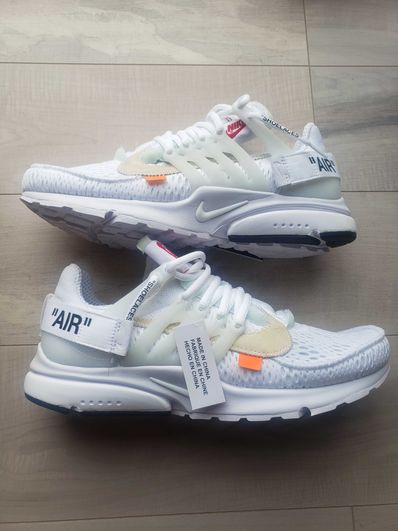Off-White × Nike Air Presto "White/Black/Cone"