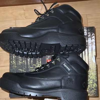 Supreme × Timberland Field Boot "Black"