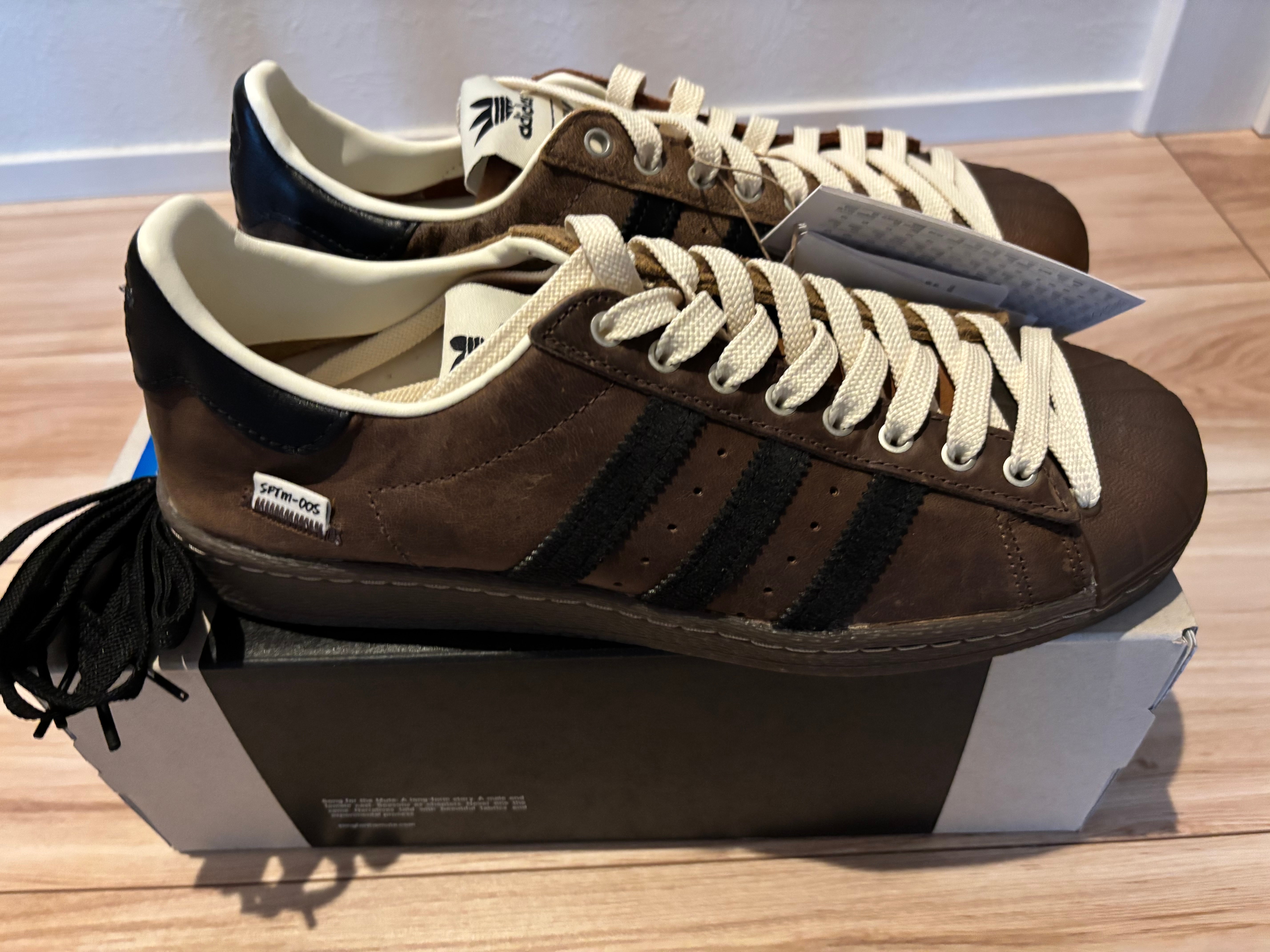 Song for the Mute × adidas Superstar 82 "Supplier Colour/Core Black/Cream White"