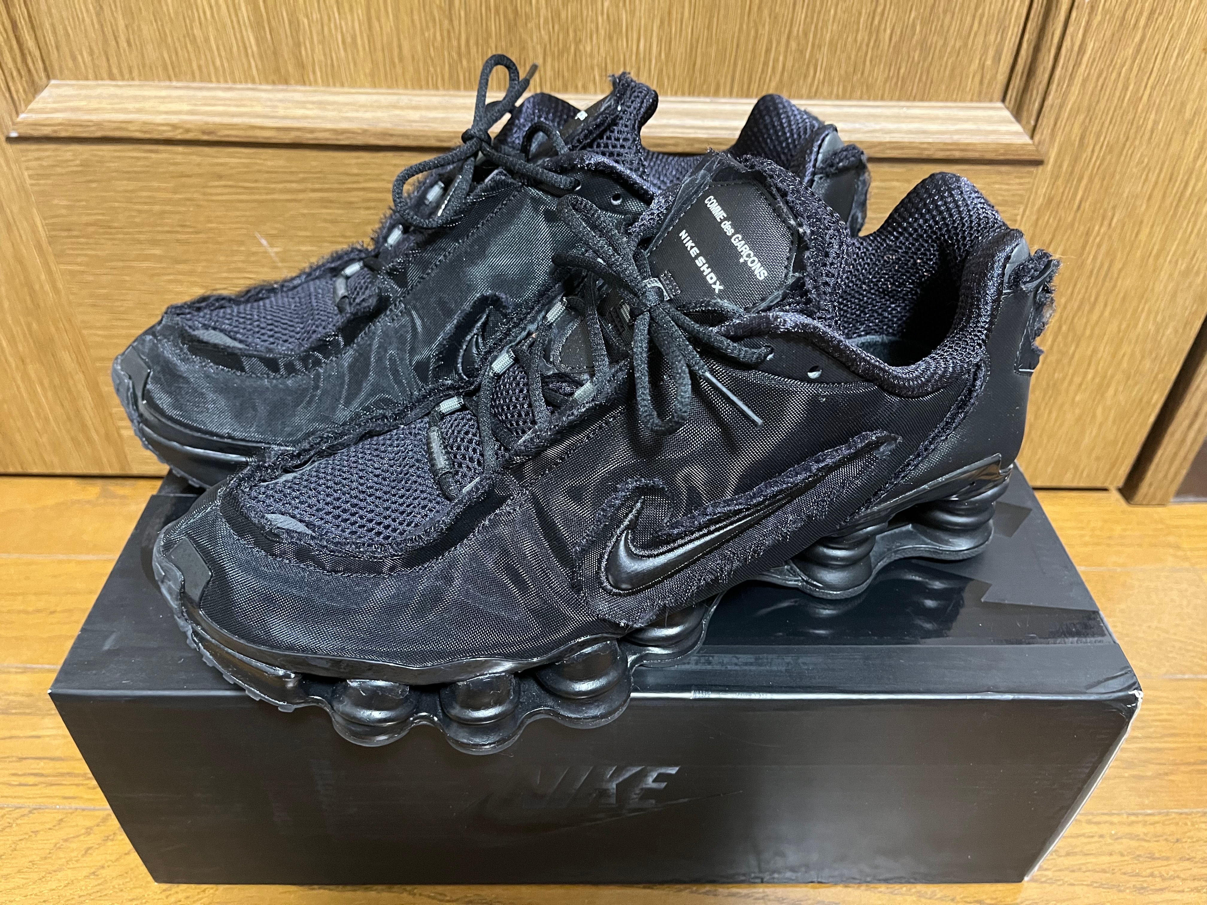 COMME des GARCONS × Nike Women's Shox TL "Black"