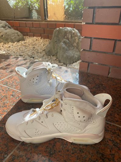 Nike Women's Air Jordan 6 "Gold Hoops"