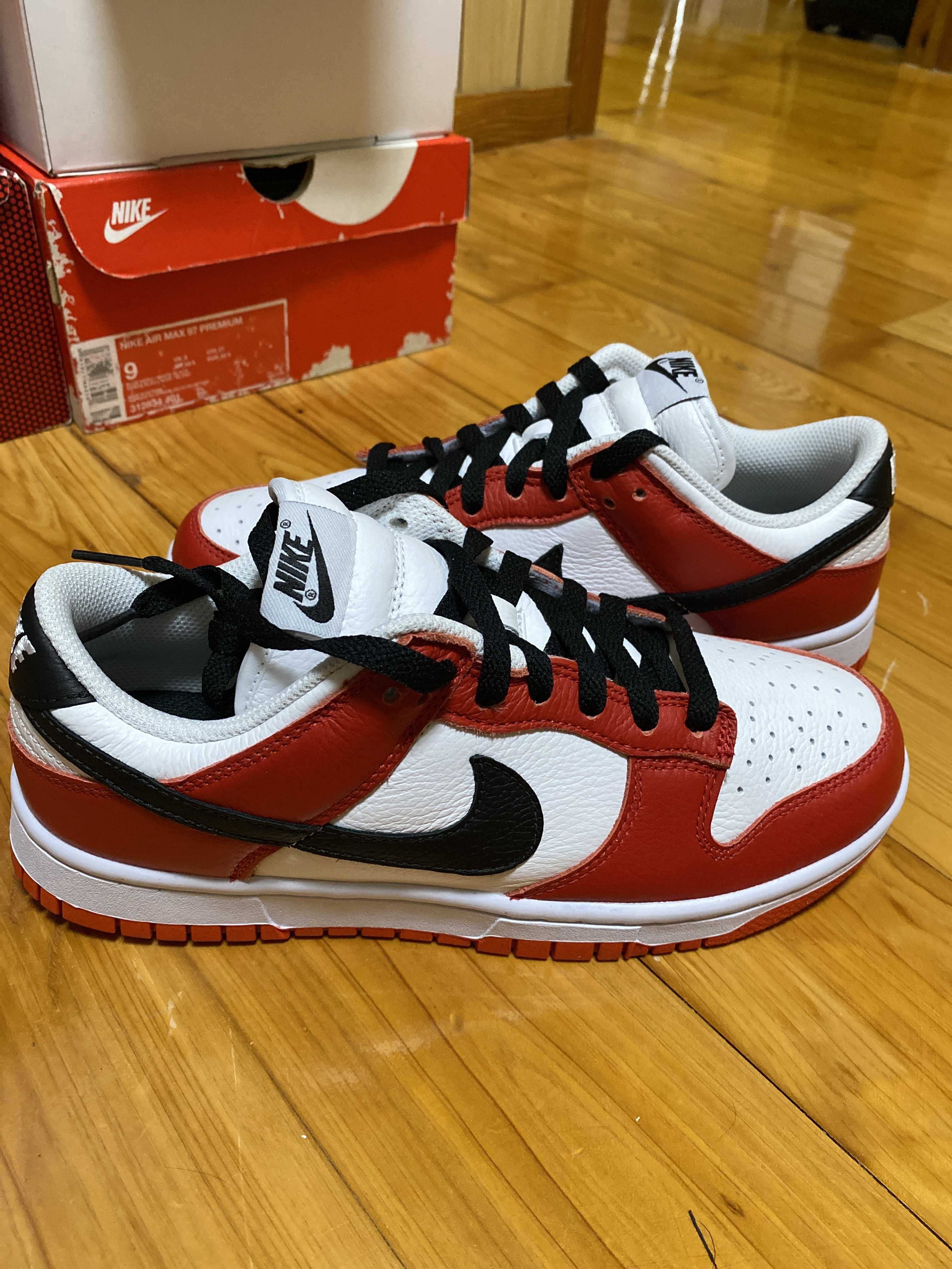 NBA × Nike Dunk Low EMB 75th Anniversary "Chicago Bulls"