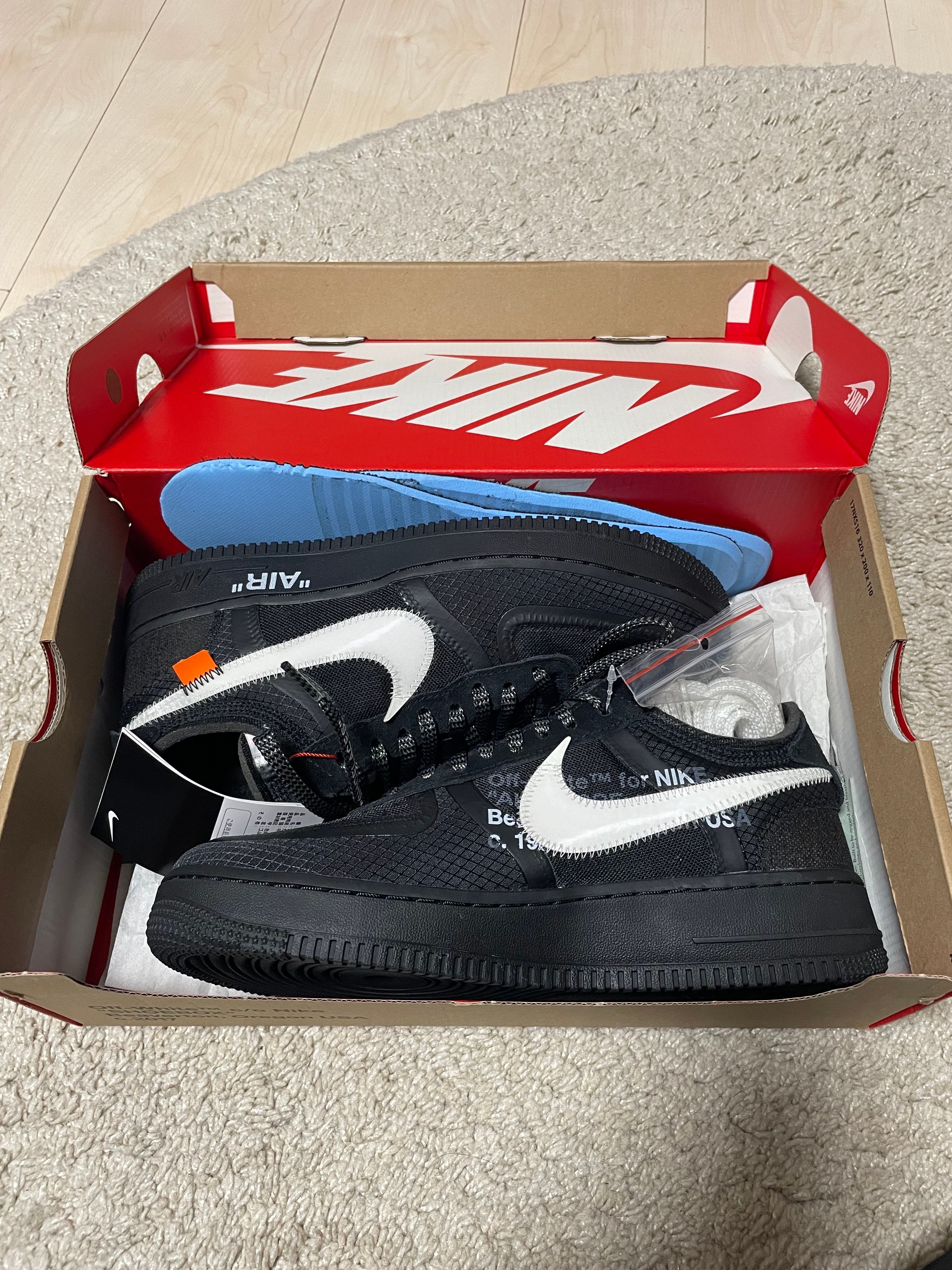 Off-White × Nike Air Force 1 Low "Black"