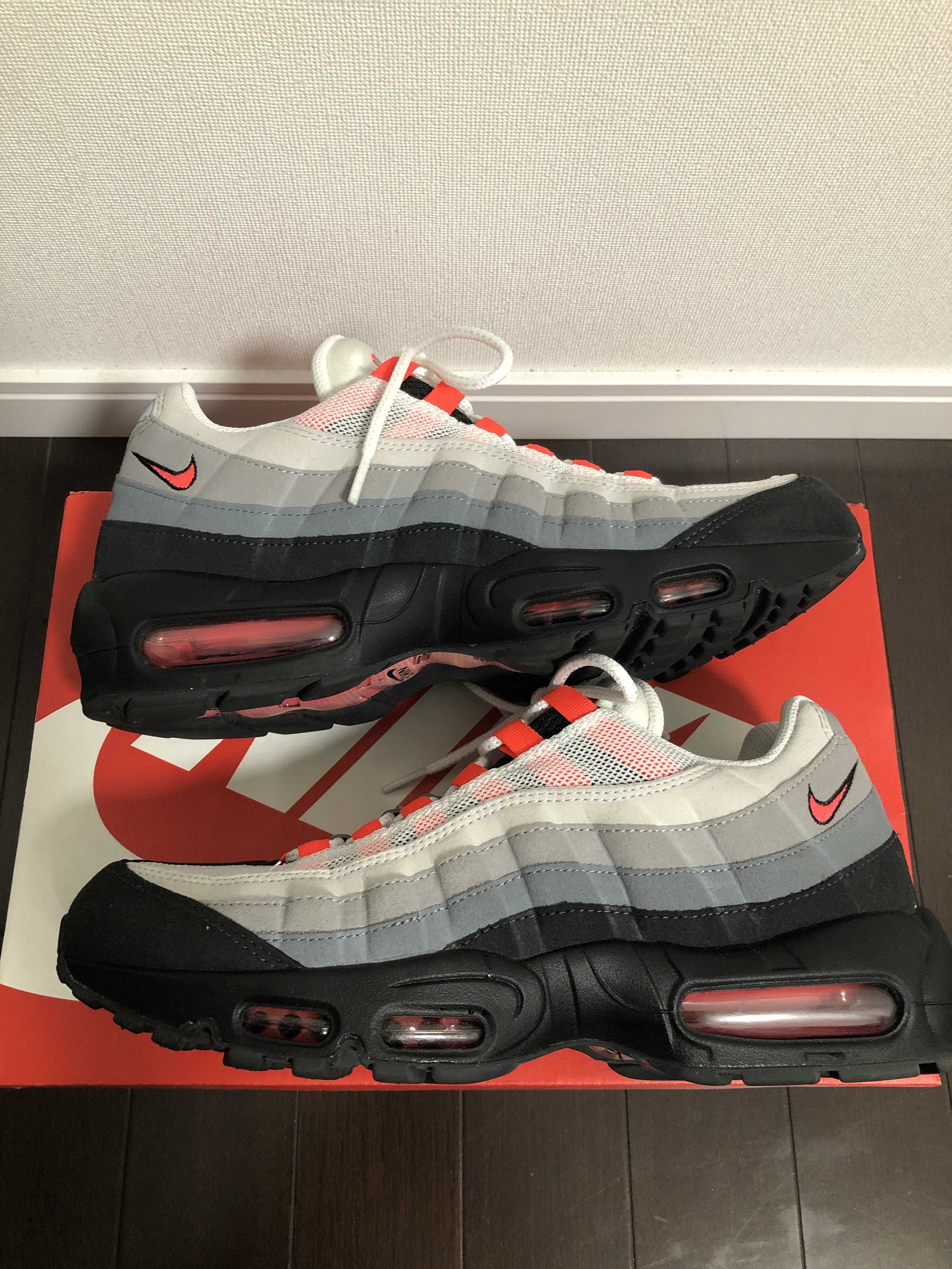 Nike Air Max 95 "White/Solar Red"