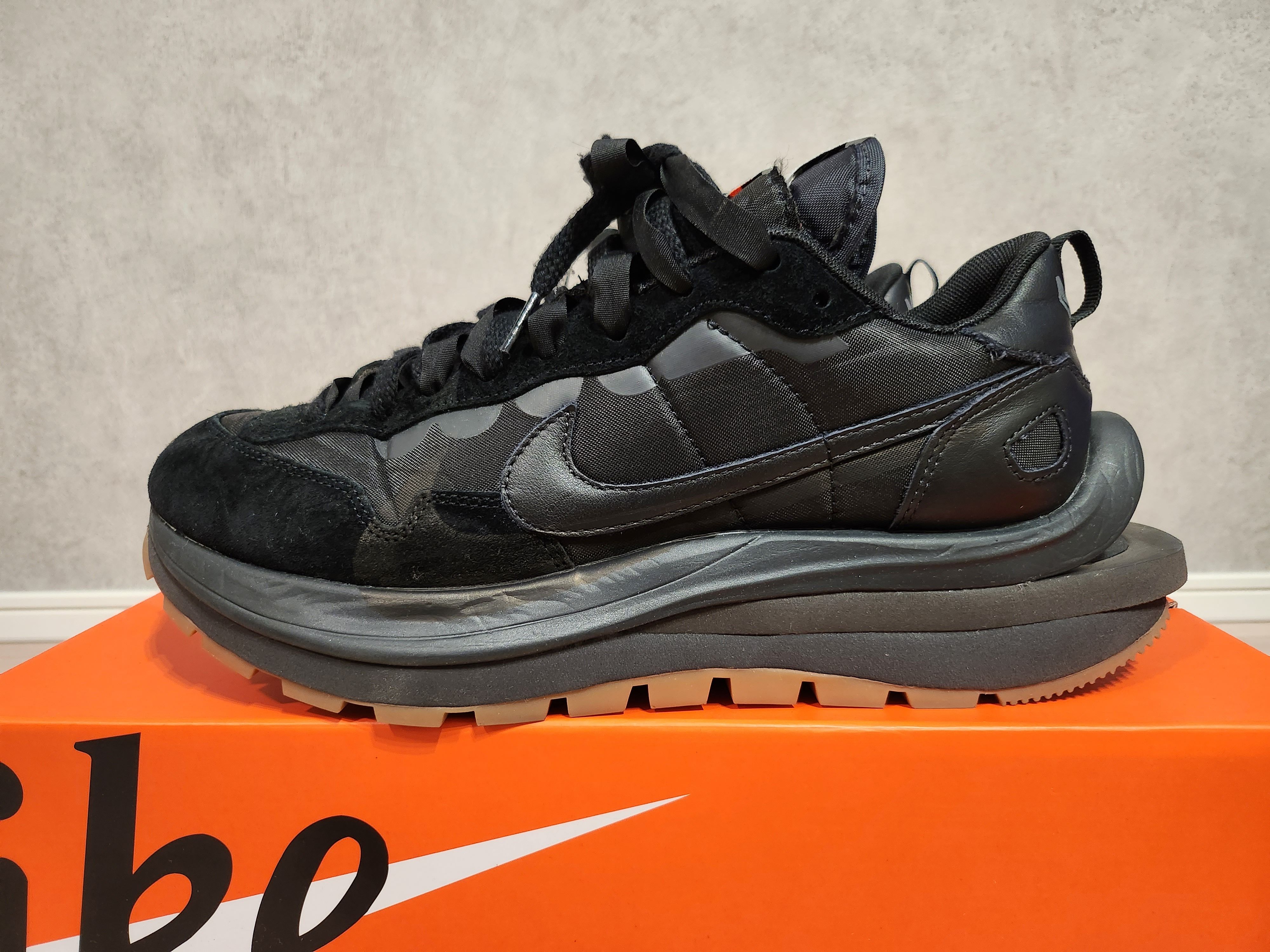 sacai × Nike VaporWaffle "Black Gum"