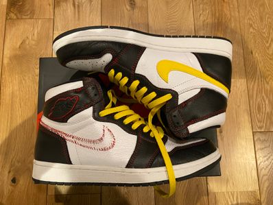 Nike Air Jordan 1 High OG Defiant "Black/Yellow/Gym Red"
