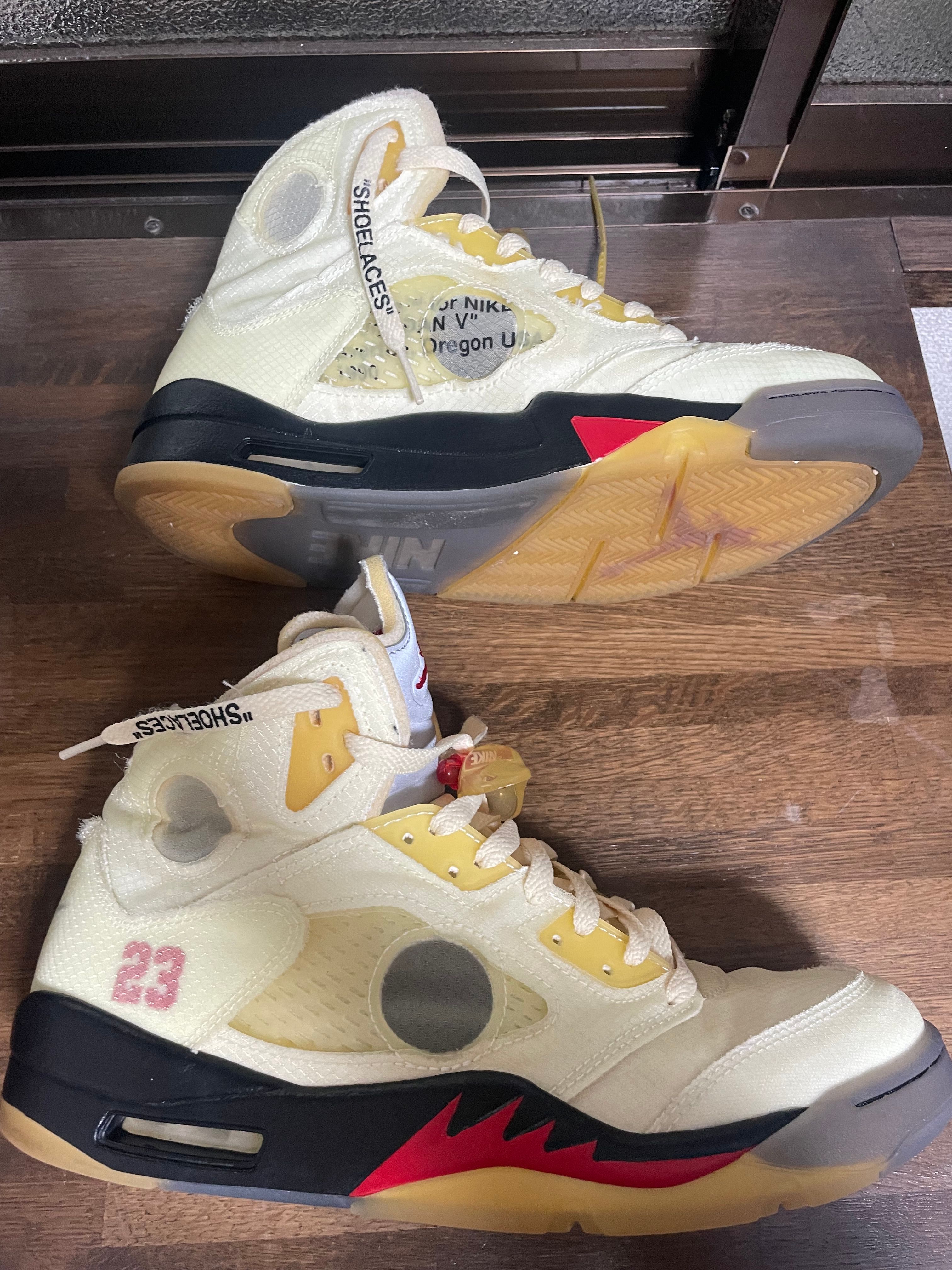 Off-White × Nike Air Jordan 5 "Sail"