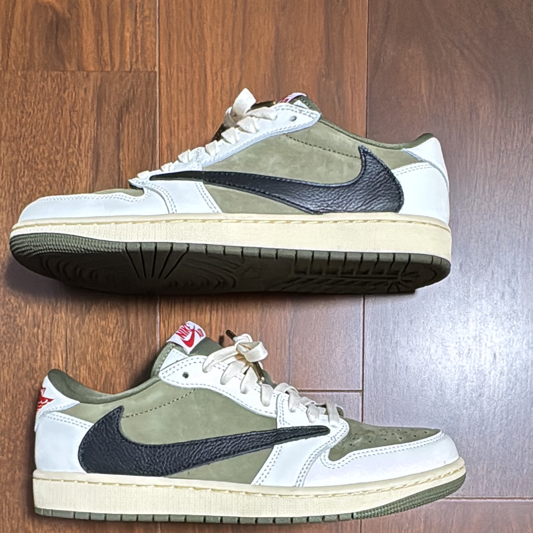 Travis Scott × Nike Air Jordan 1 Low OG SP "Reverse Olive"