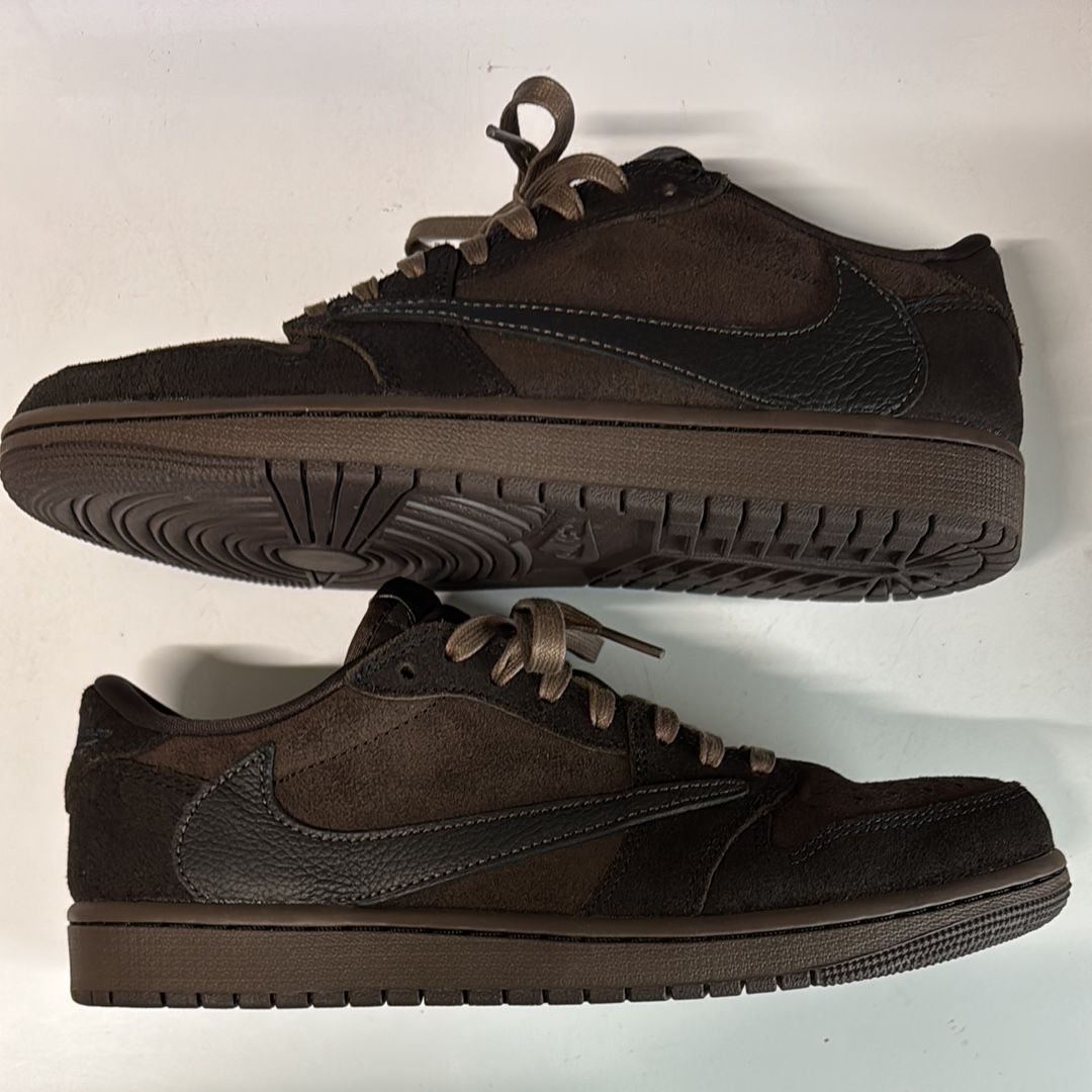 Travis Scott × Nike Air Jordan 1 Low OG SP "Velvet Brown and Dark Mocha"
