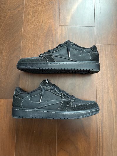 Travis Scott × Nike Air Jordan 1 Low OG SP "Black Phantom"
