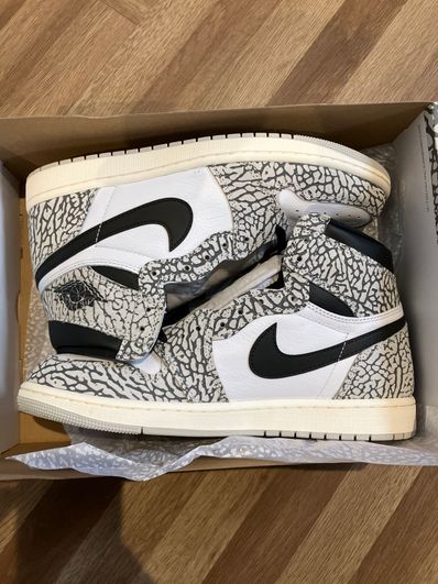 Nike Air Jordan 1 High OG "White Cement/Safari"