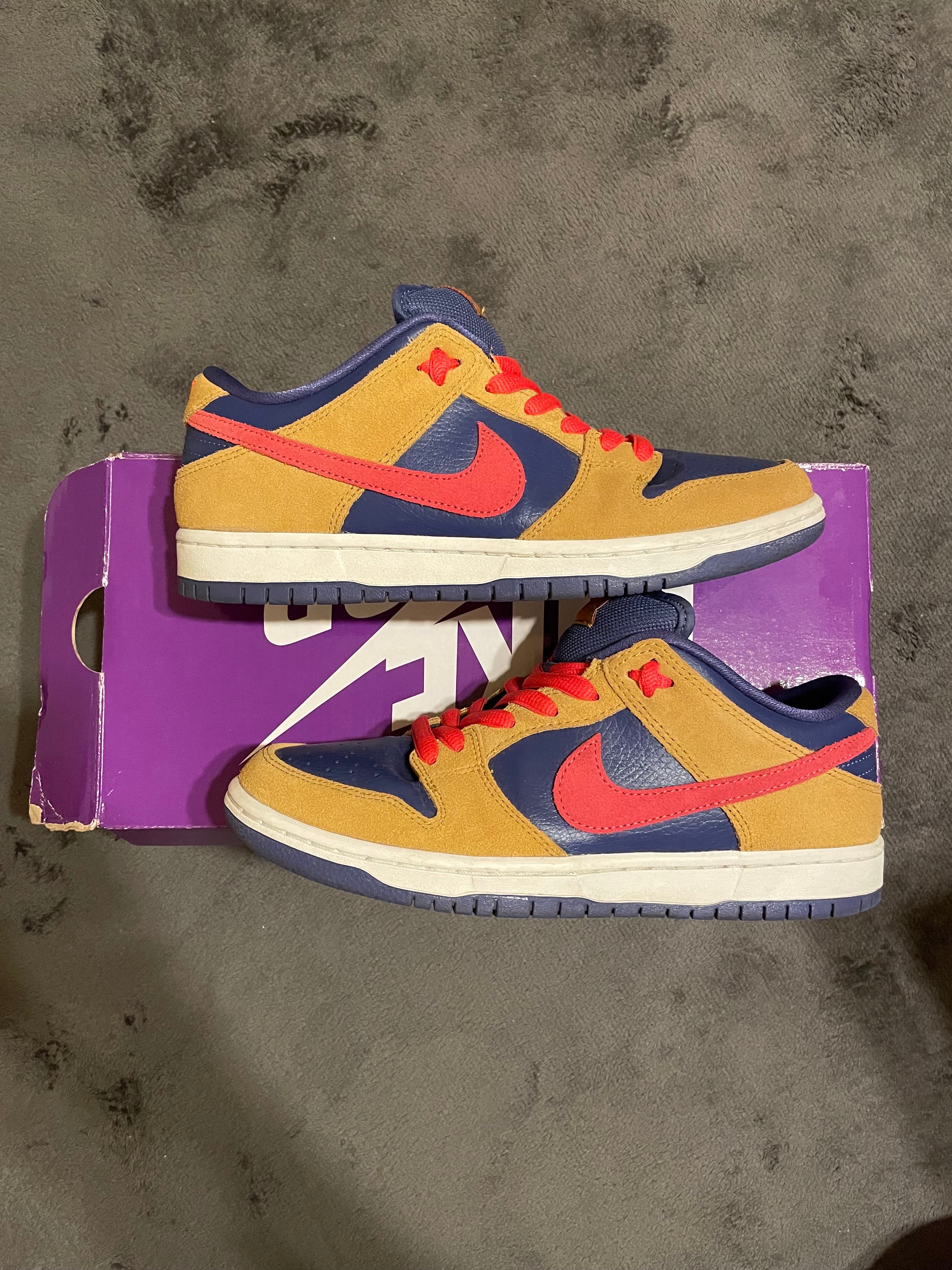 Nike SB Dunk Low Pro "Wheat and Purple"