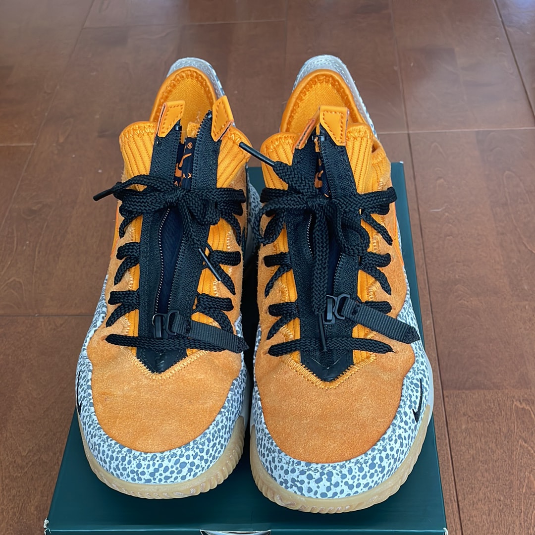 atmos × Nike LeBron 16 Low "Safari" (CD9471-800/CI3358-800)