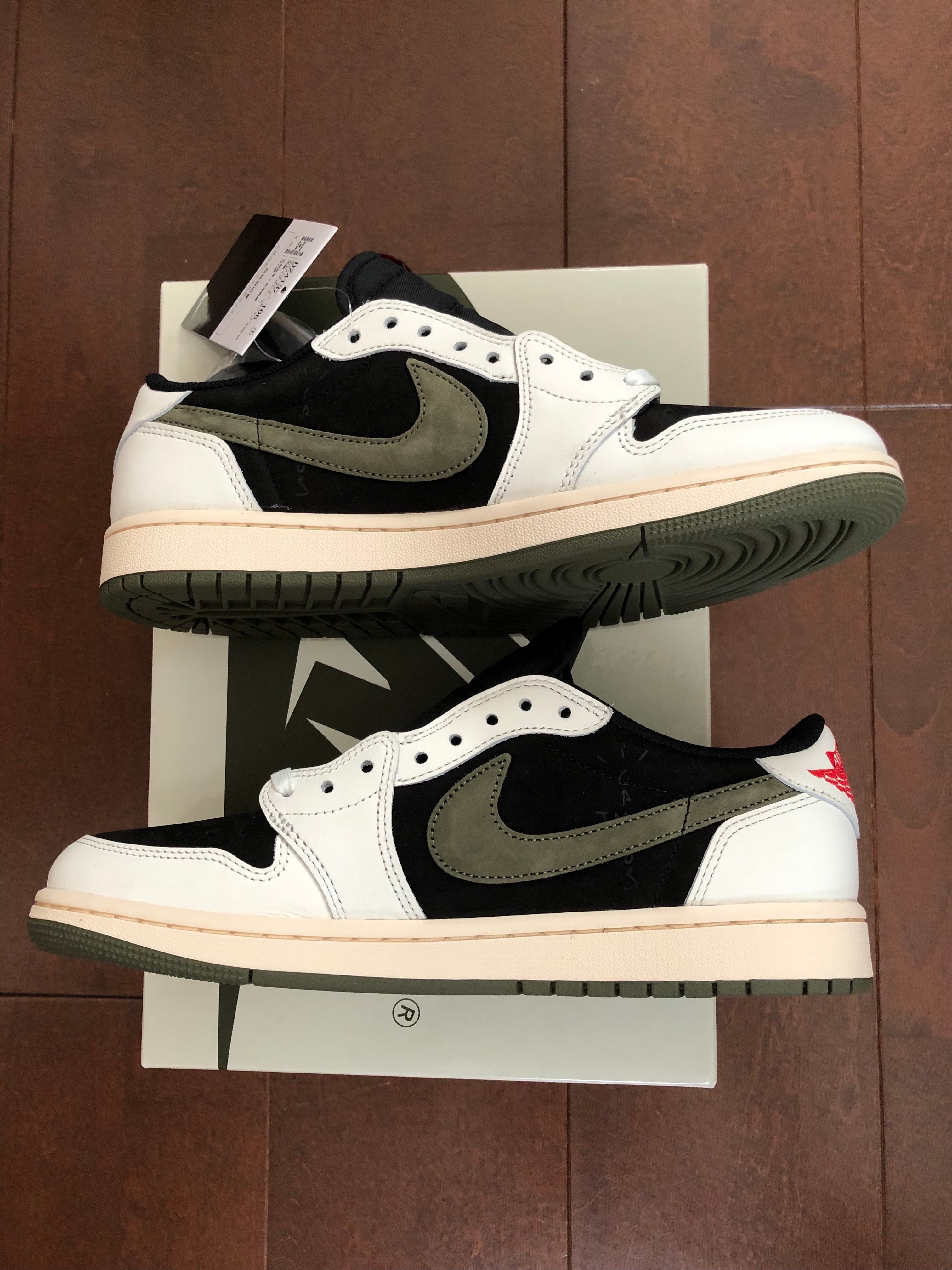 Travis Scott × Nike Women's Air Jordan 1 Low OG "Medium Olive"