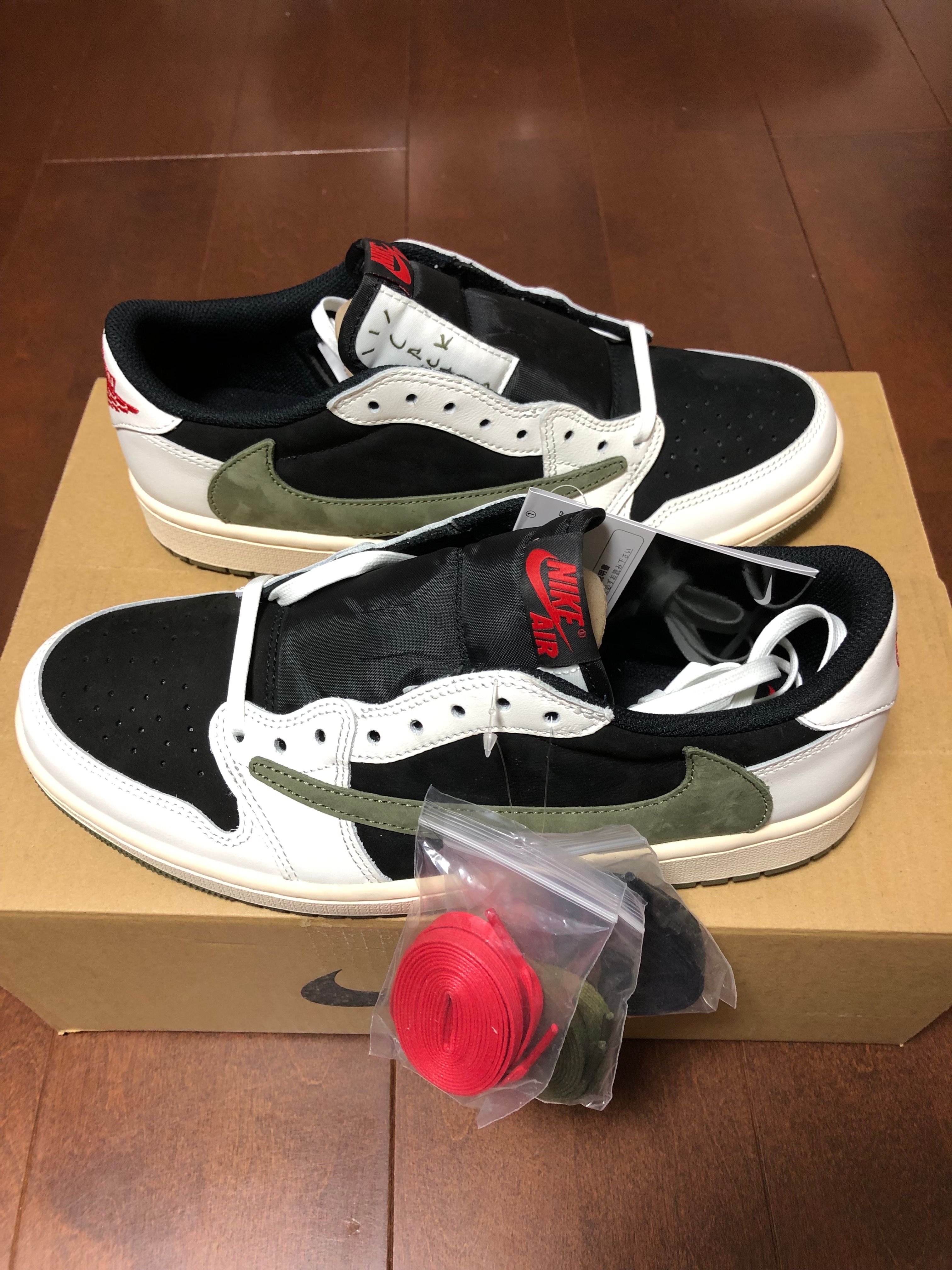 Travis Scott × Nike Women's Air Jordan 1 Low OG "Medium Olive"