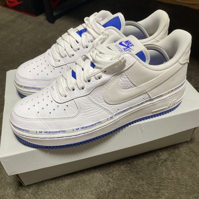 Uninterrupted × Nike Air Force 1 "White/Lapis Blue"