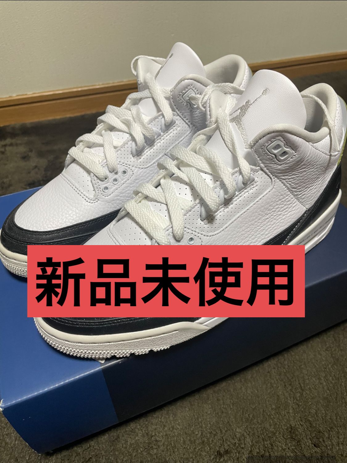 Fragment × Nike Air Jordan 3 "White/Black"
