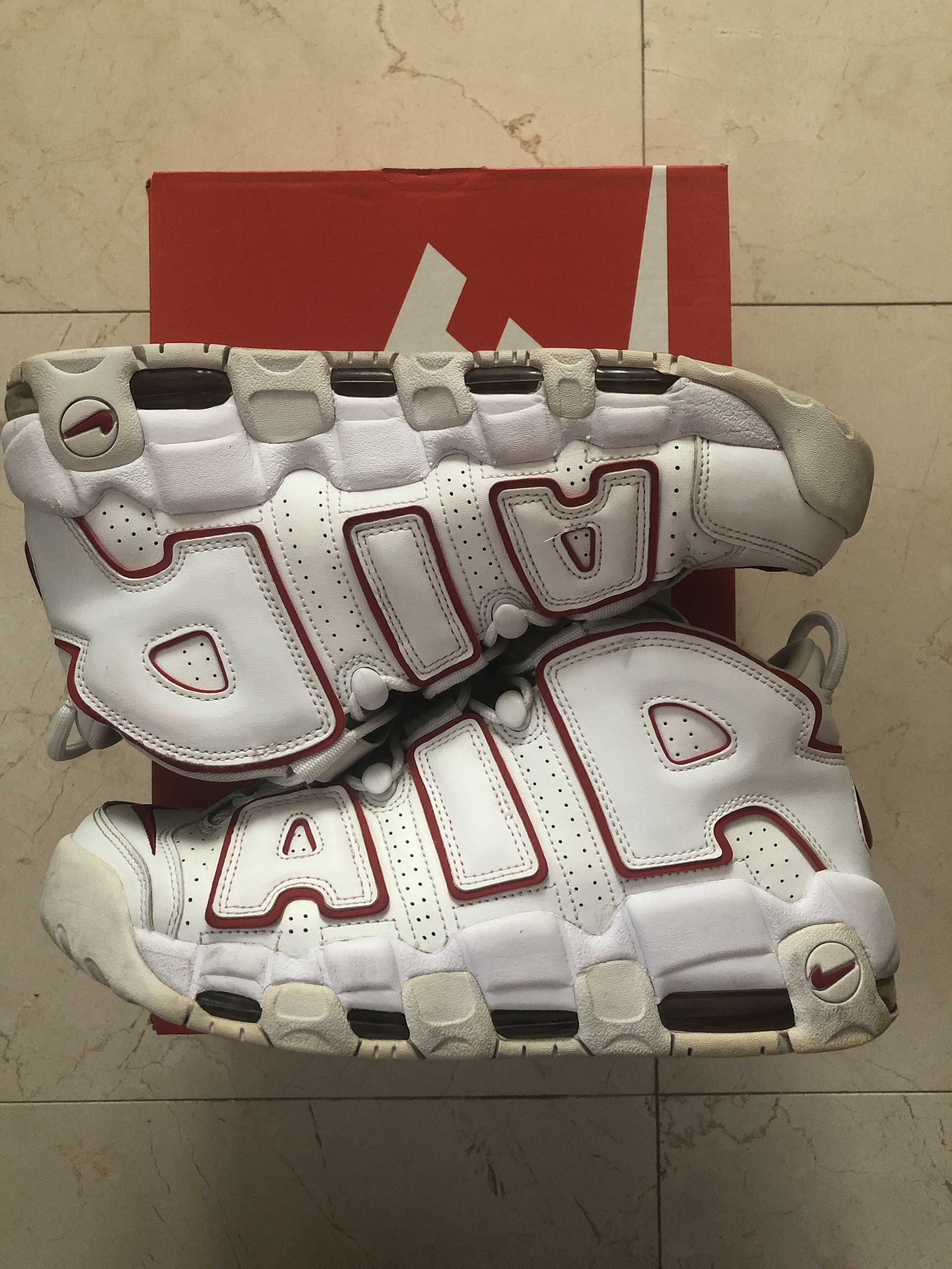 NIKE AIR MORE UPTEMPO "WHITE/VARSITY RED" (2021)