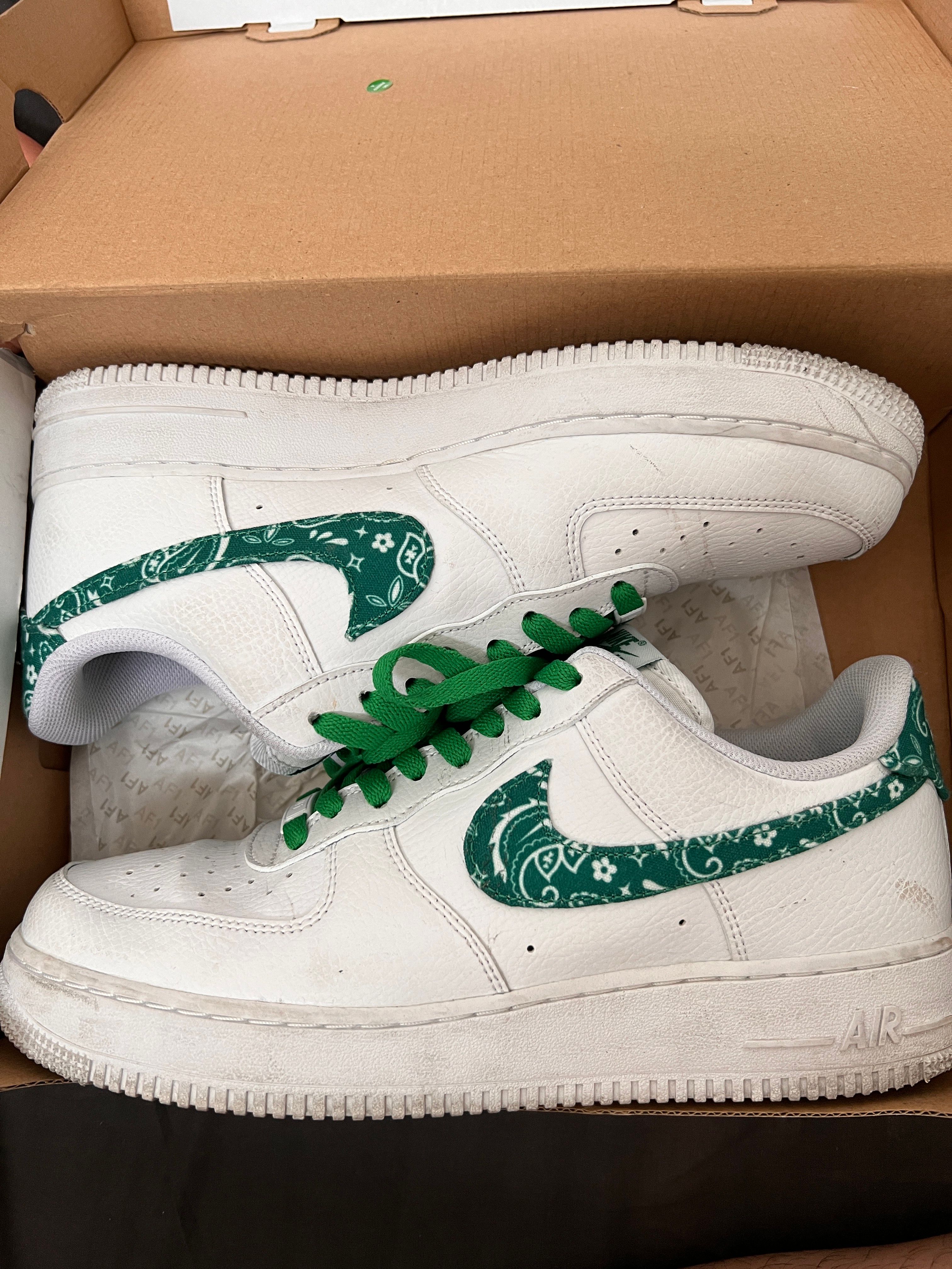 Nike Women's Air Force 1 Low '07 Essential "Green Paisley"