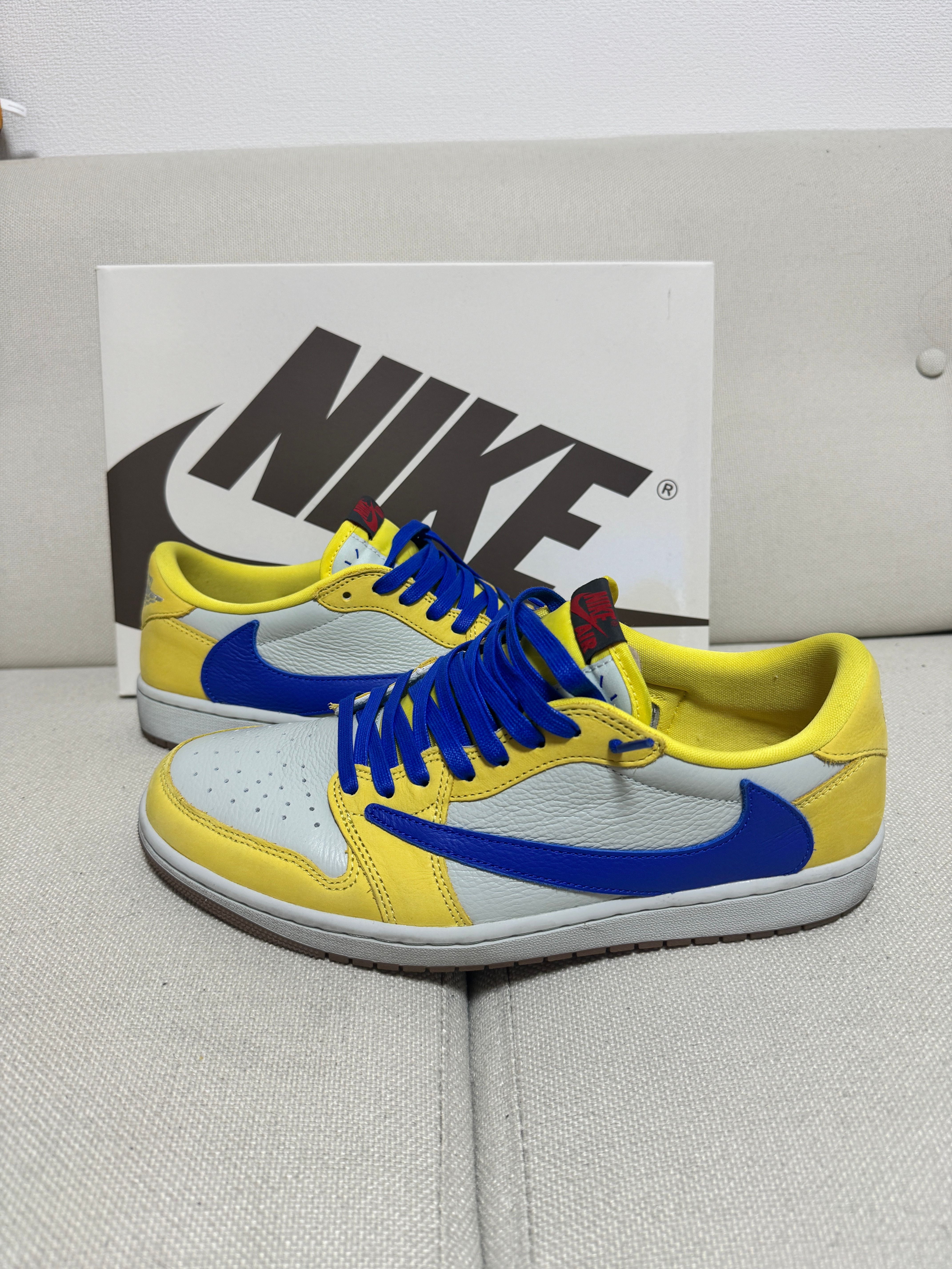 Travis Scott × Nike Women's Air Jordan 1 Retro Low OG "Canary"