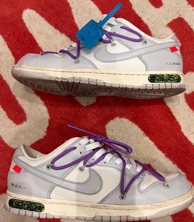 Off-White × Nike Dunk Low "Sail/Neutral Gray"