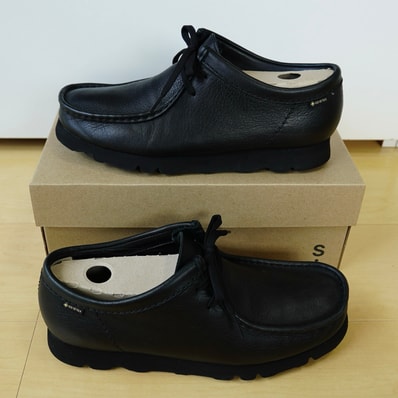 Clarks Wallabee GTX "Black Leather"