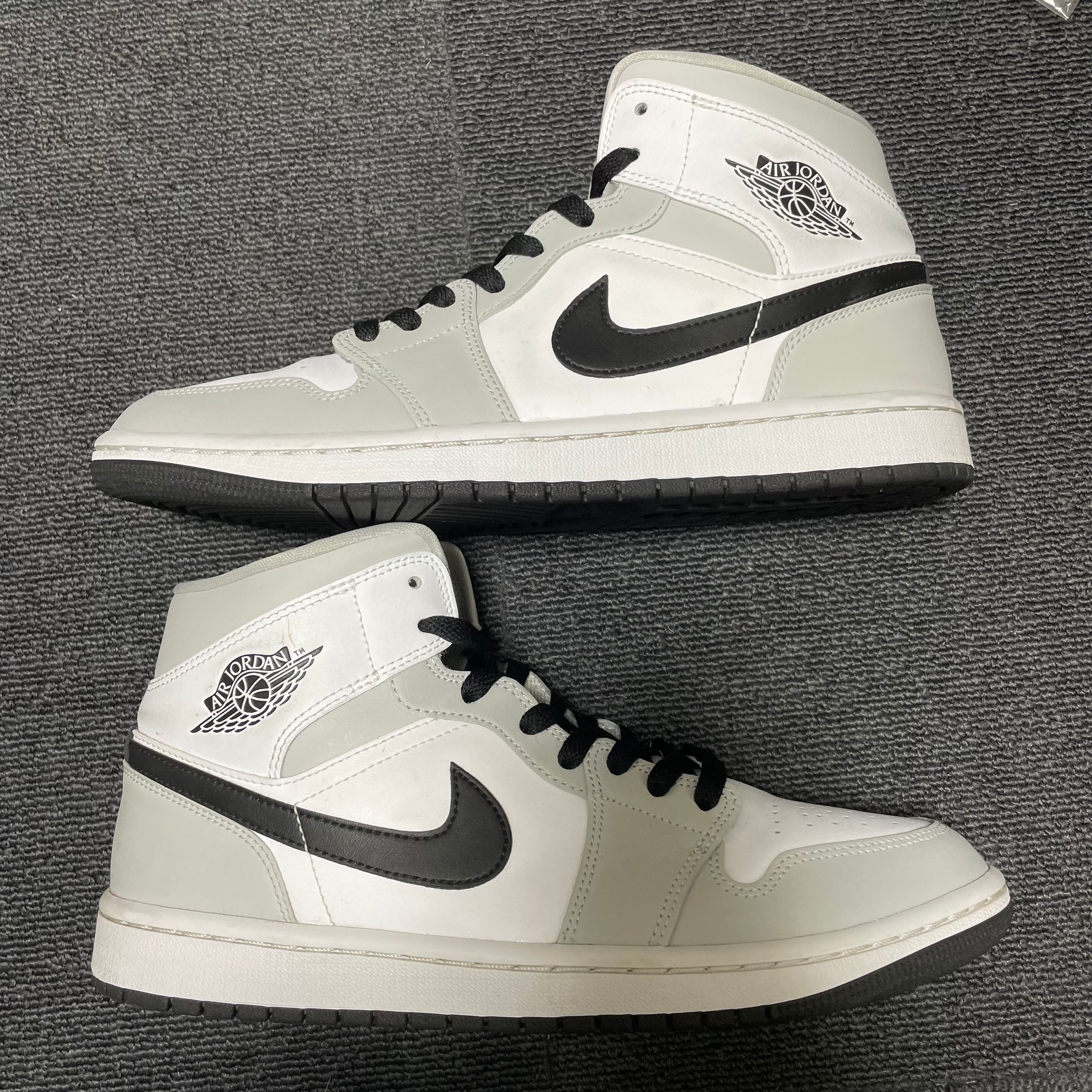 Nike Women's Air Jordan 1 Mid "Grey Fog/White/Black"