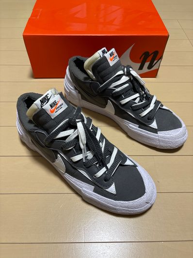 Sacai × Nike Blazer Low "Iron Grey"