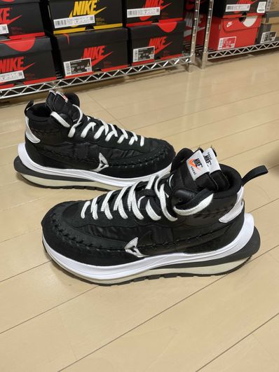 Jean-Paul Gaultier × sacai × Nike Vapor Waffle "Black/Black-White"