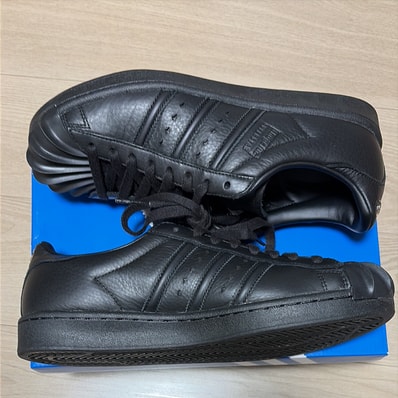 THUG CLUB × adidas Superstar Vintage "Core Black"
