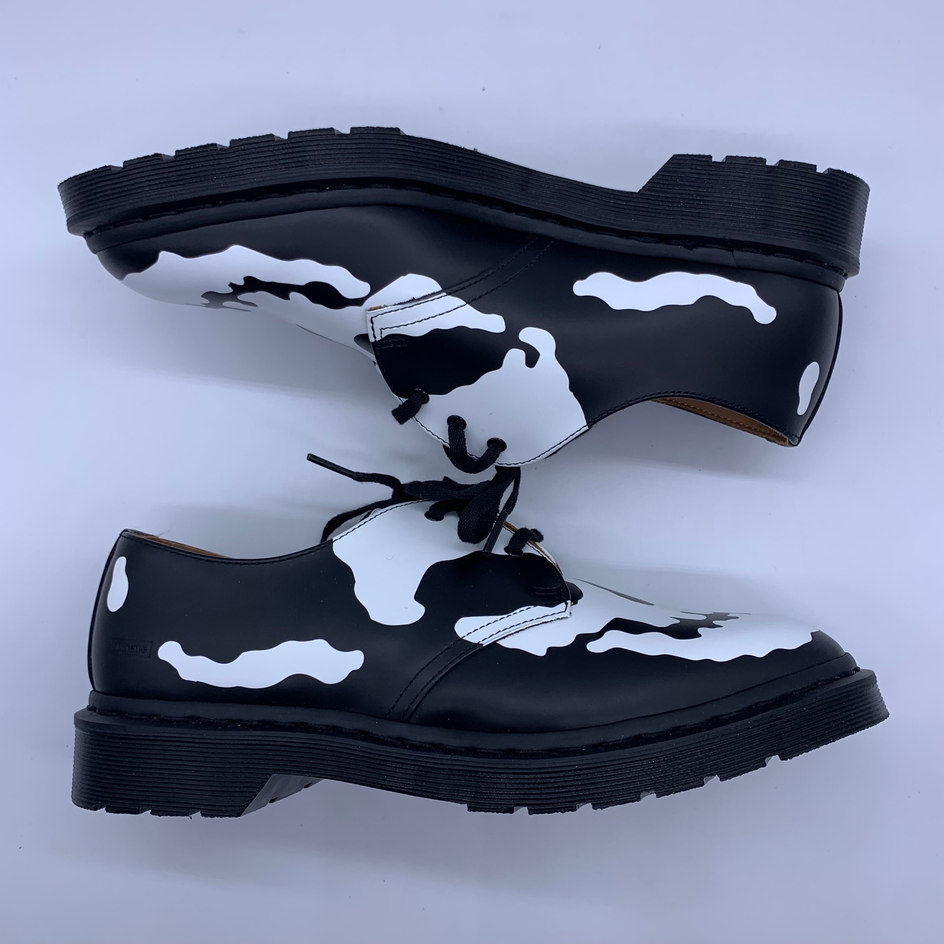 Supreme × Dr.Martens 1461 Skull 3 Eye Shoe "Black/White" (25FW Week 14)