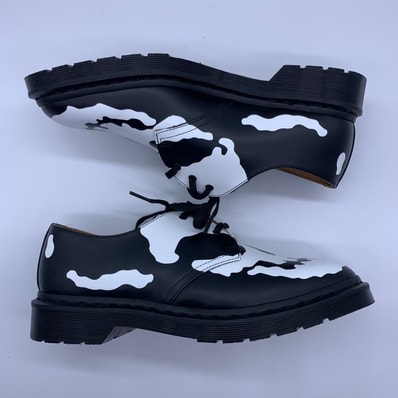 Supreme × Dr.Martens 1461 Skull 3 Eye Shoe "Black/White" (25FW Week 14)