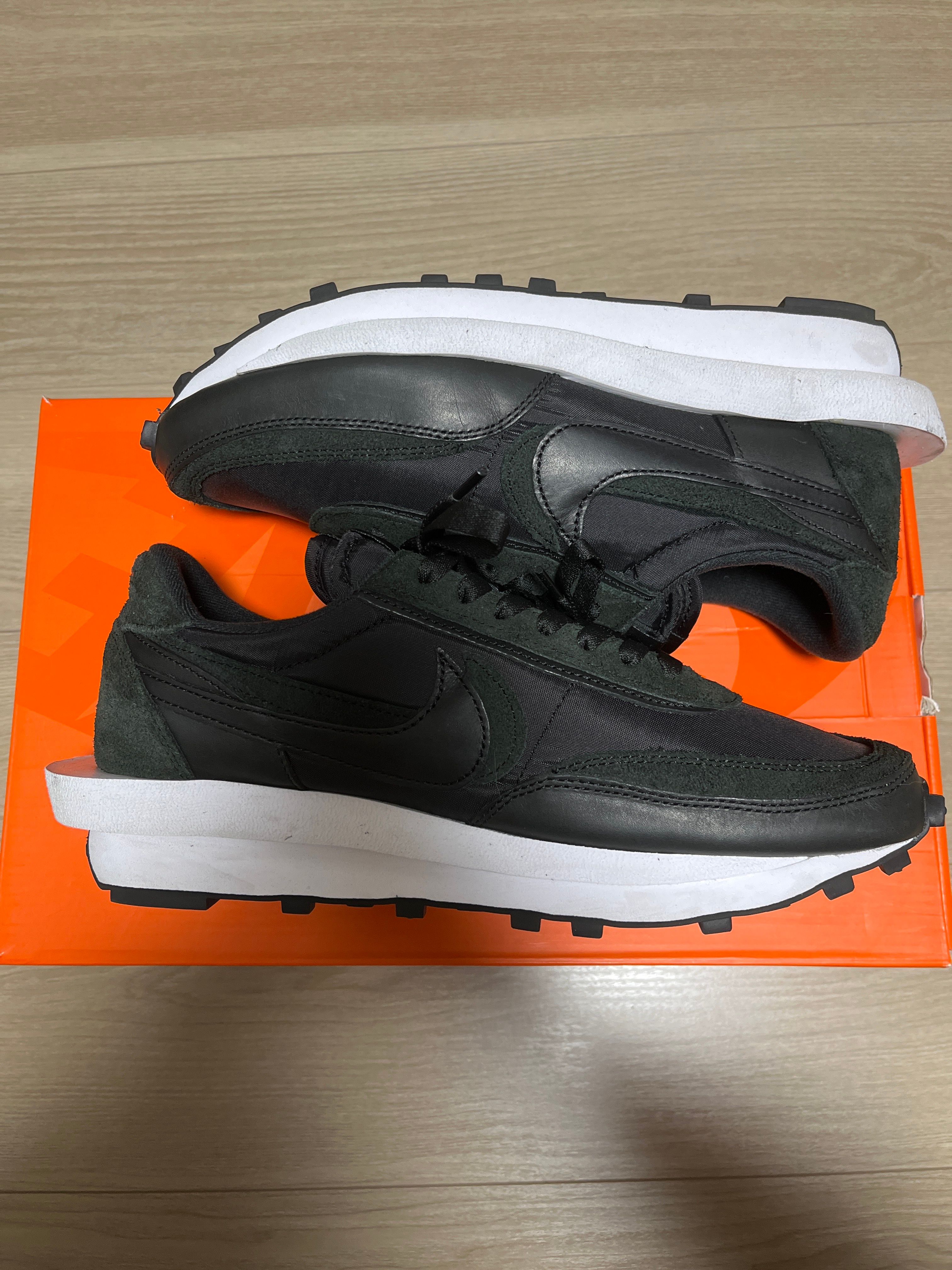 sacai × Nike LDV Waffle "Triple Black"